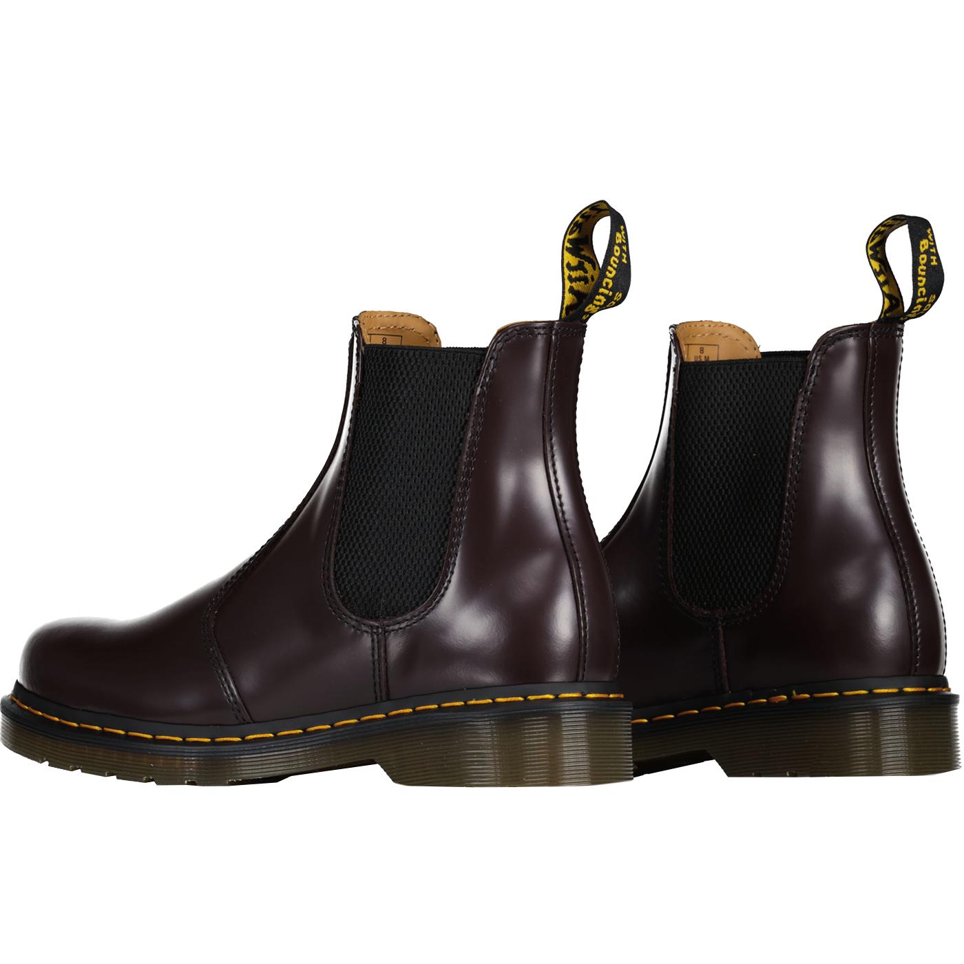 2976 YS DR MARTENS Mod Chelsea Boots In Burgundy