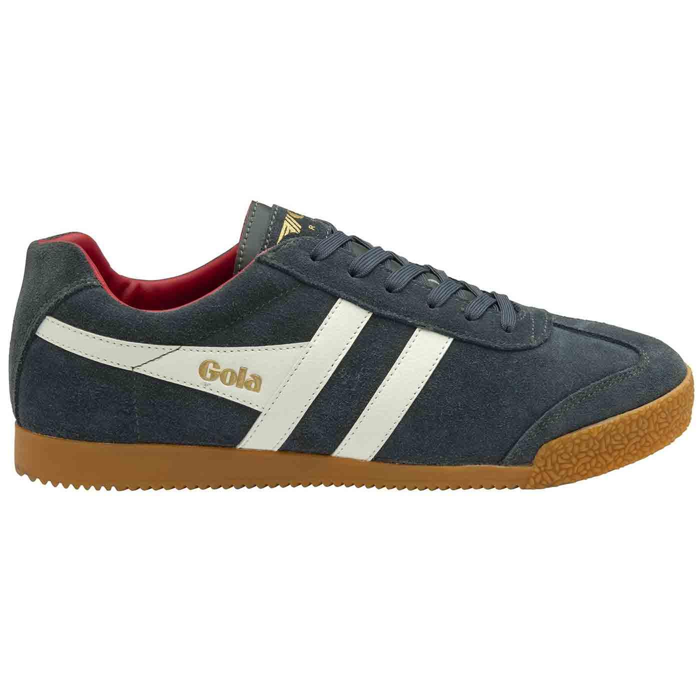 Gola Classics Harrier Suede Men S Retro Trainers In Storm