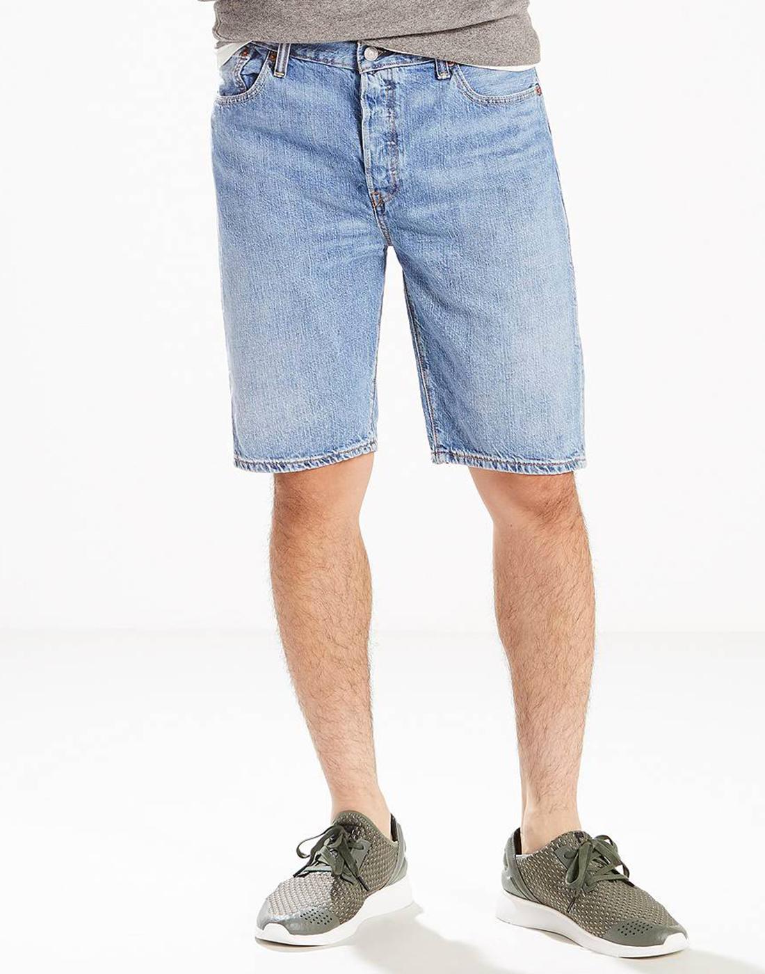 Levi S Retro Regular Straight Denim Shorts In Livin Easy