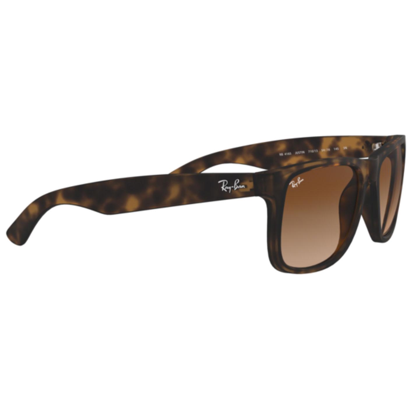 Justin Ray Ban Rb Retro Mod Wayfarer Sunglasses In Havana