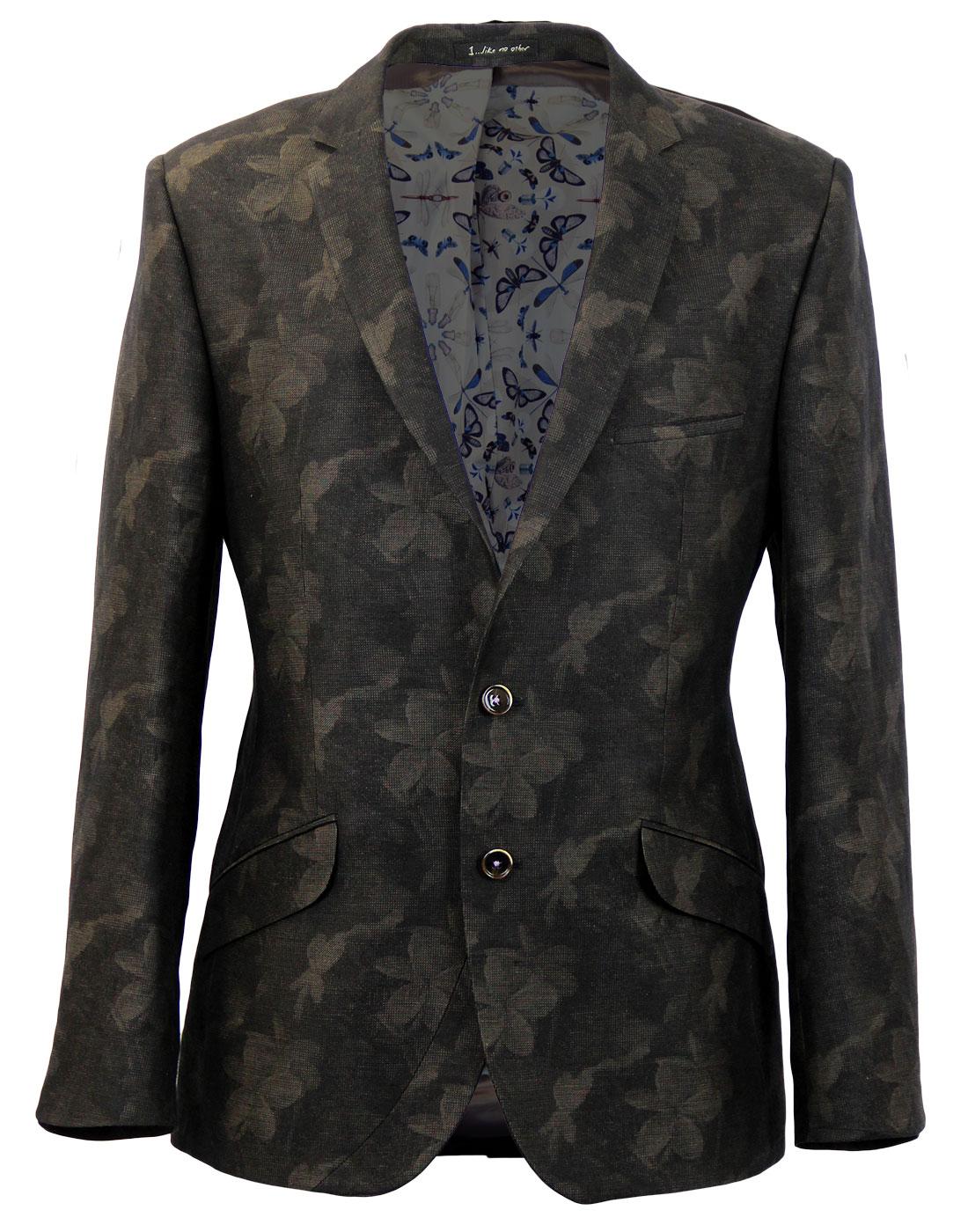 Remigium 1 LIKE NO OTHER Mod Floral Weave Blazer