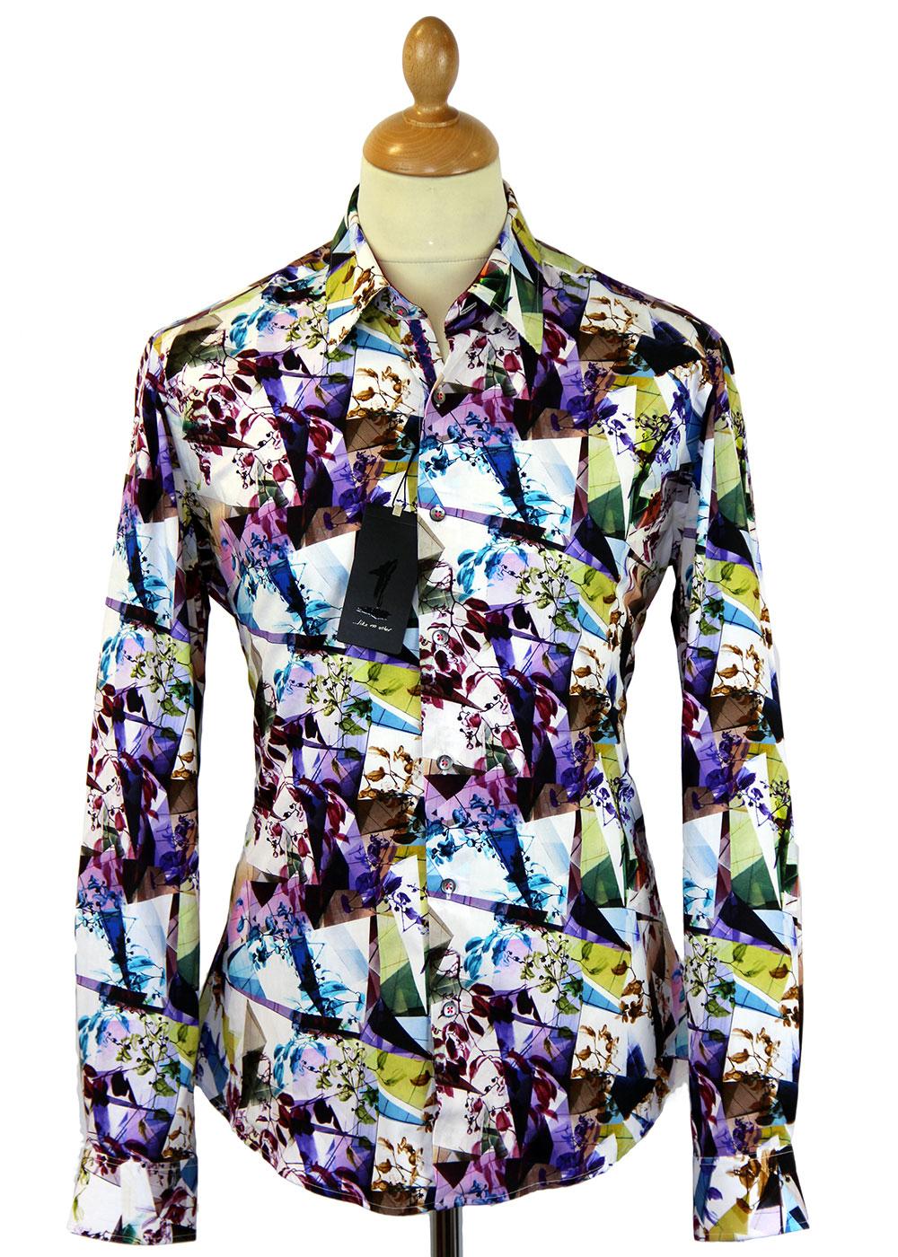 Gargrave 1 LIKE NO OTHER Floral Geometric Shirt
