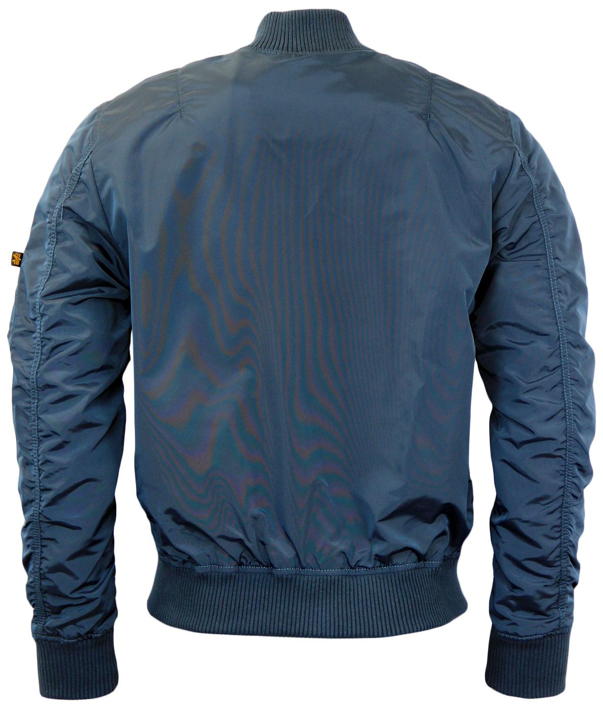 Alpha Industries Ma 1 Tt Bomber Jacket Blue ALPHA INDUSTRIES MA1 TT Retro Revival Bomber Jacket Bold Blue