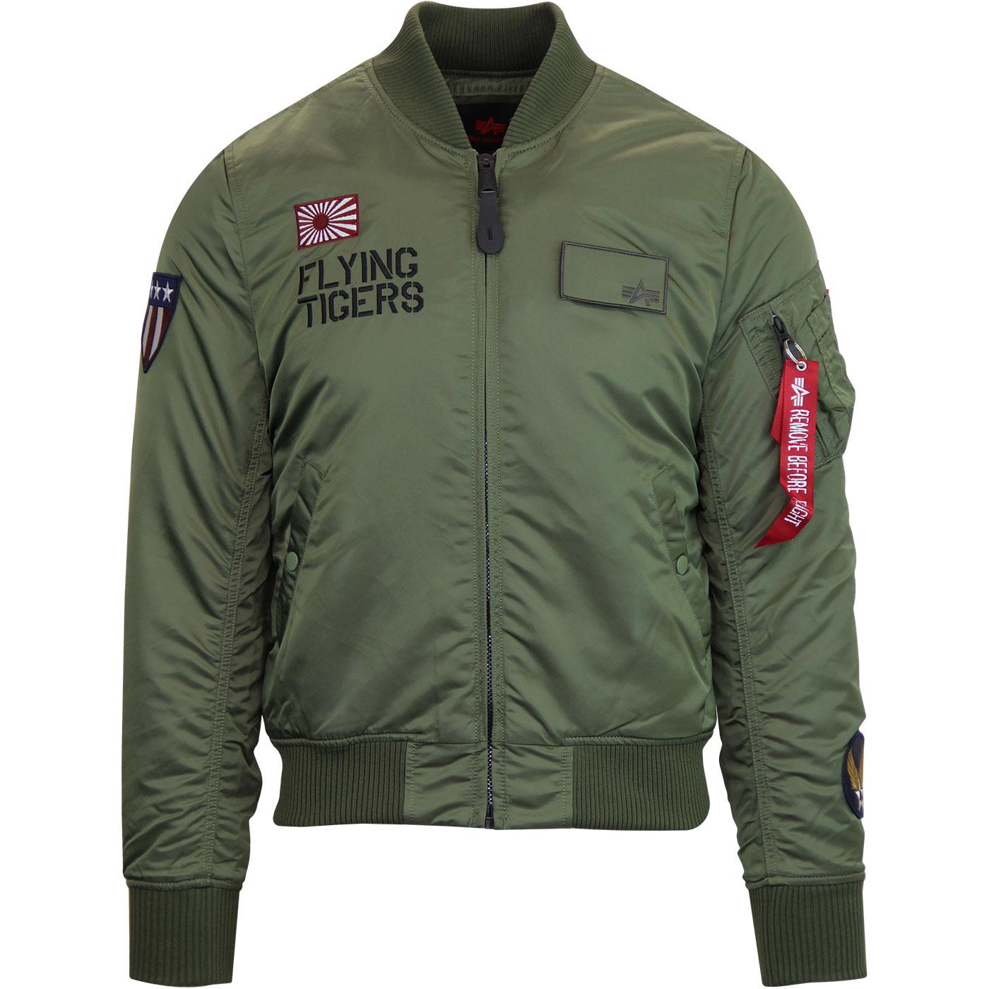ALPHA INDUSTRIES MA-1 Bomber Jacket Tigers VF Flying