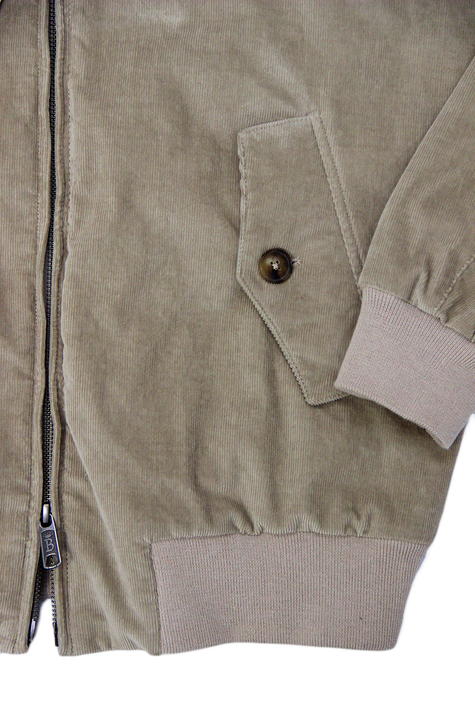 BARACUTA G9 Cord Light Padding Mod Harrington Jacket in Sand