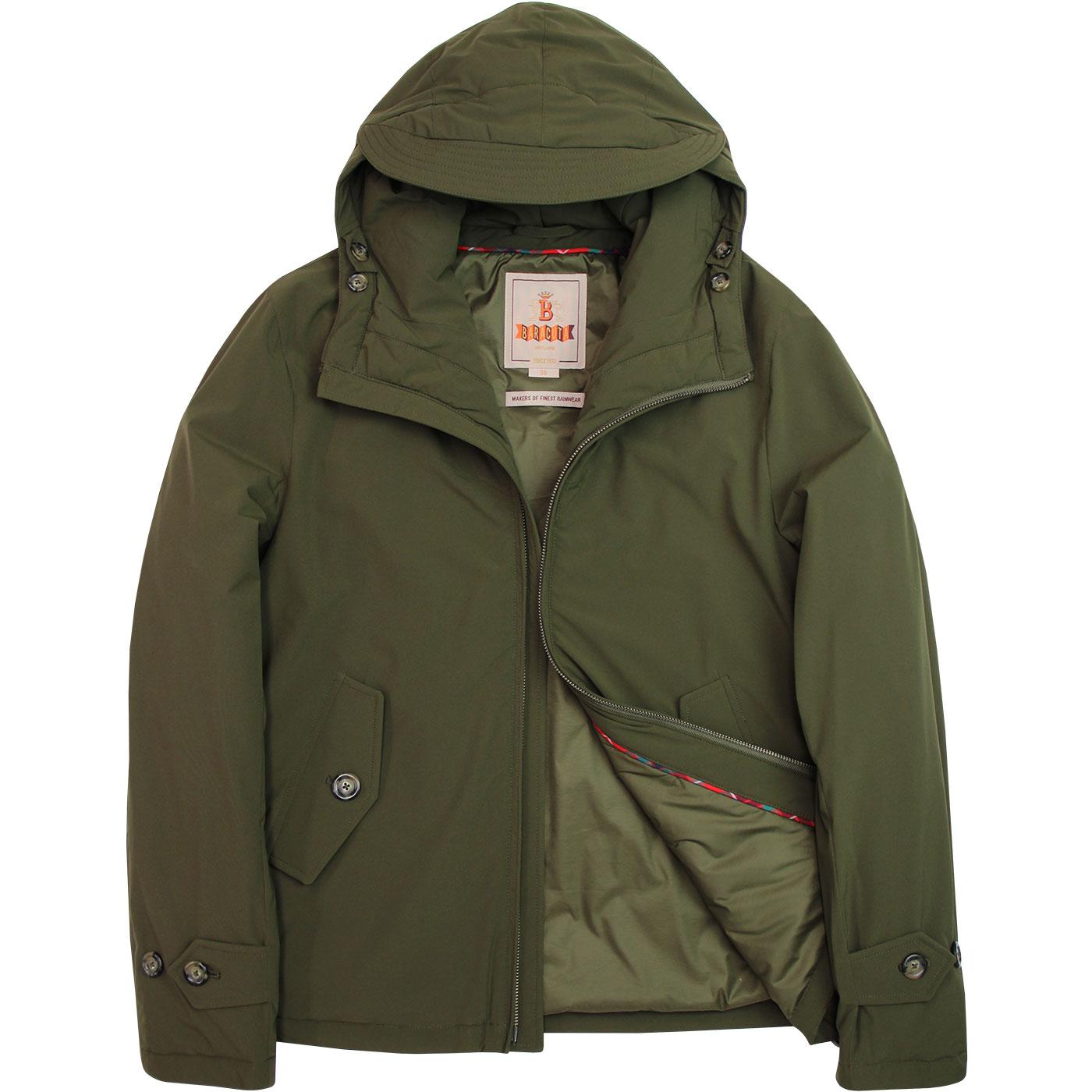 BARACUTA Hardy Stretch Harrington Anorak Jacket in Beech