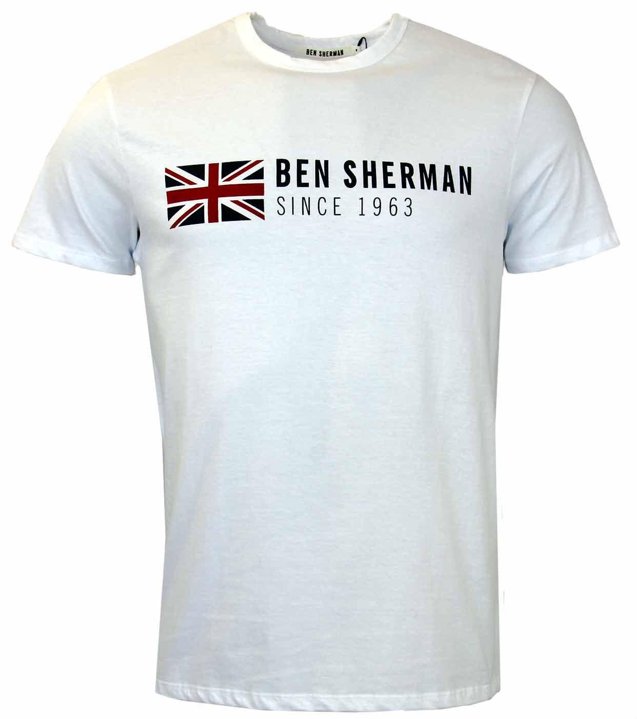 BEN SHERMAN Union Jack Retro Mod T-Shirt