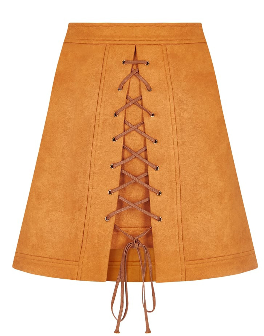 Lilca BRIGHT & BEAUTIFUL 1960s Mod Suedette Skirt