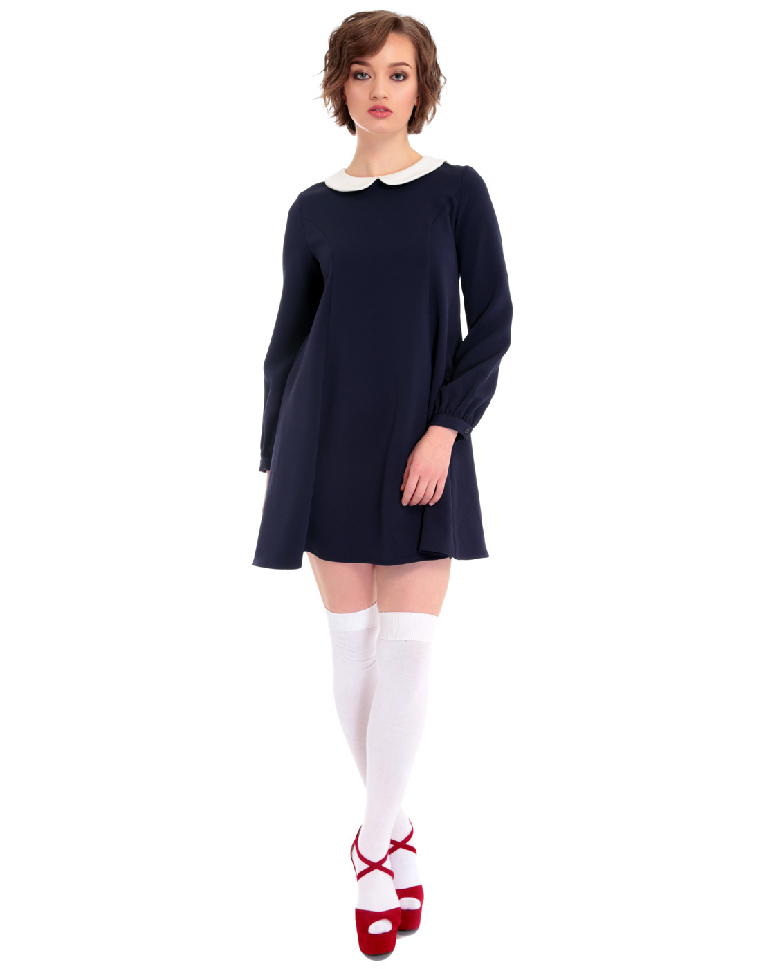 Nia BRIGHT & BEAUTIFUL 1960s Mod Long Sleeve Dress