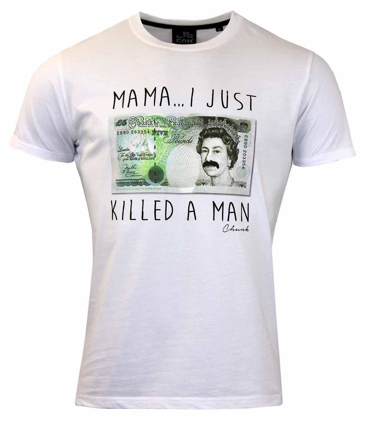 Mama I Killed A Man CHUNK Retro Queen T-Shirt