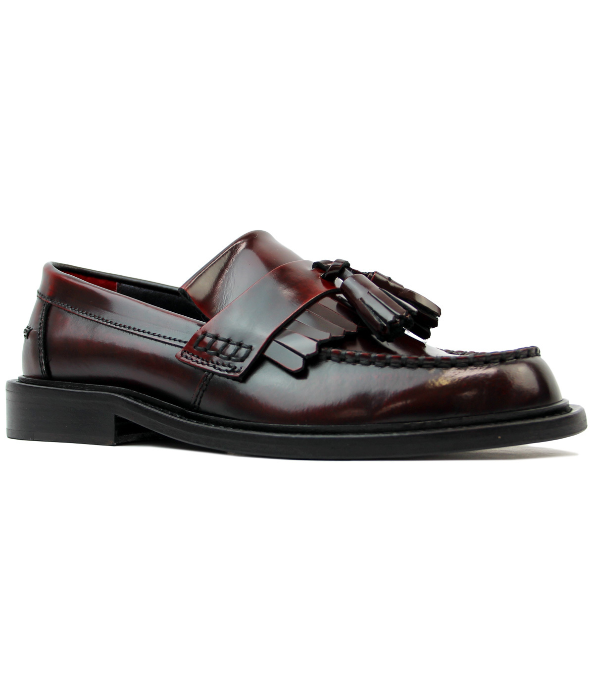 oxblood penny loafers womens
