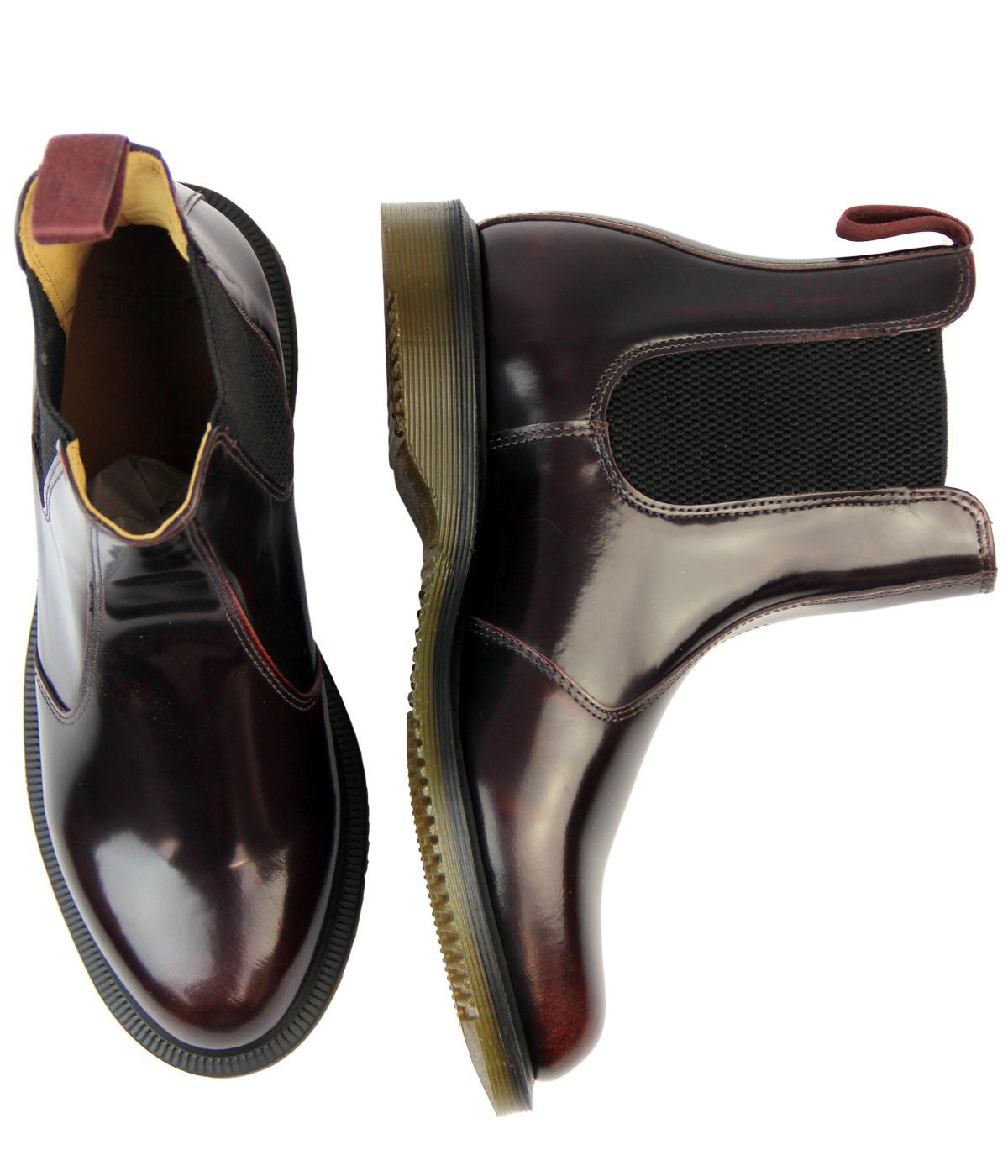 flora arcadia leather buckle chelsea boots
