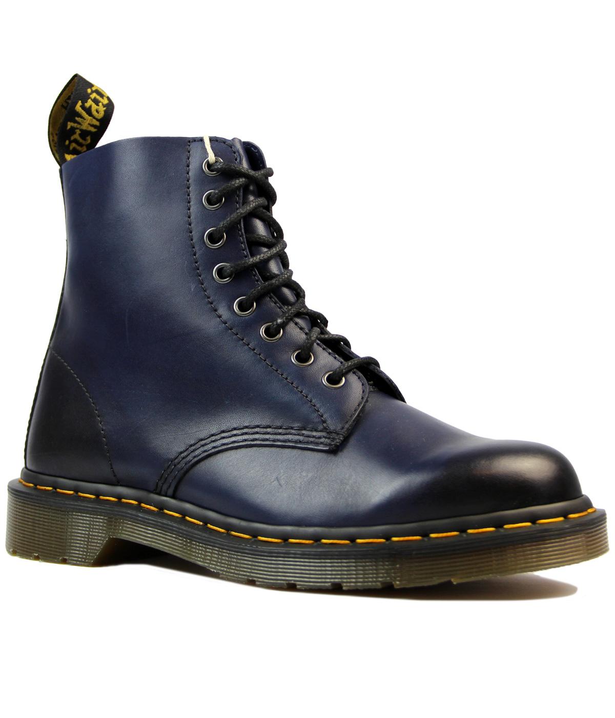 DR MARTENS Pascal Mod Antique Temperley Boots in Navy