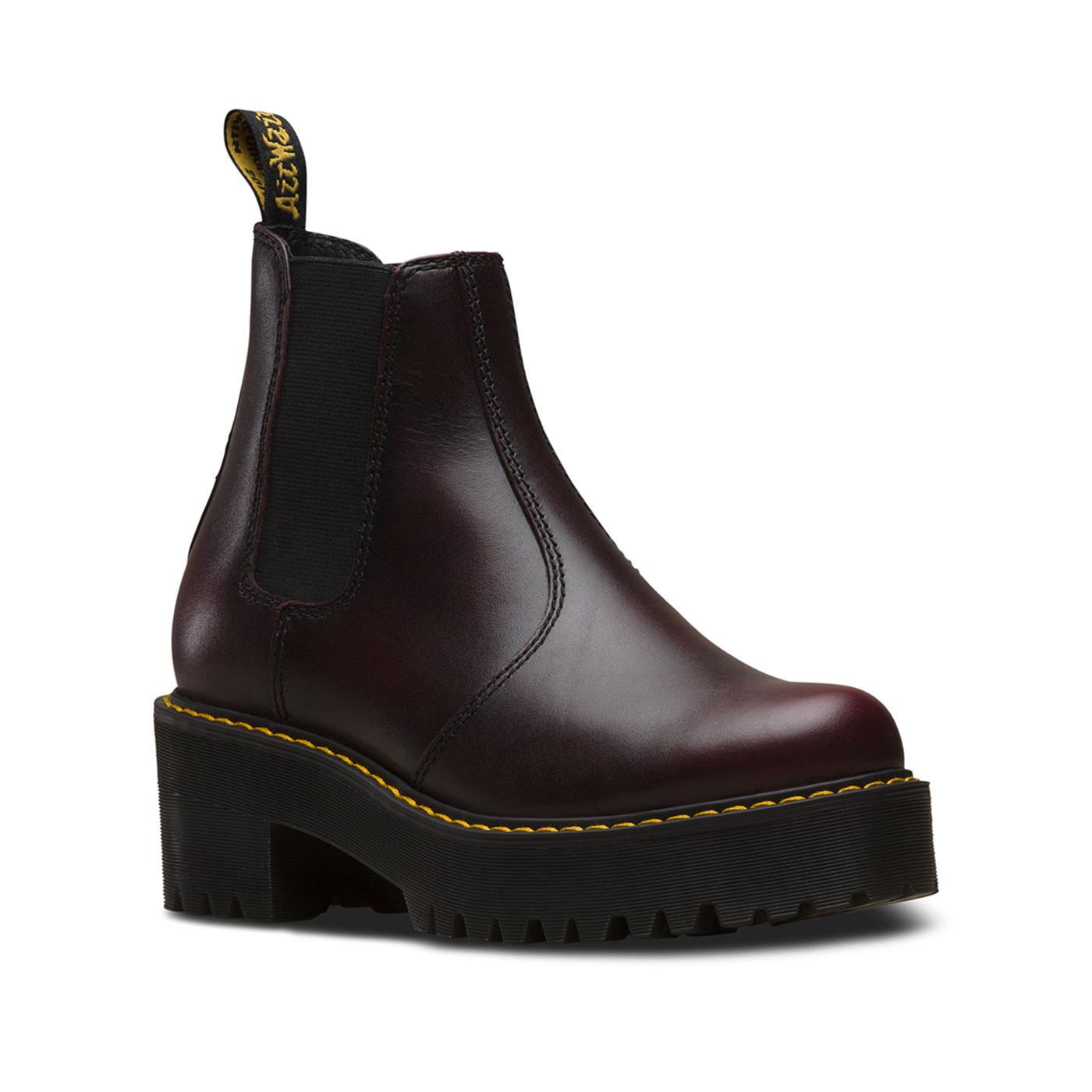 Rometty DR MARTENS WOMENS Vintage Boots Burgundy