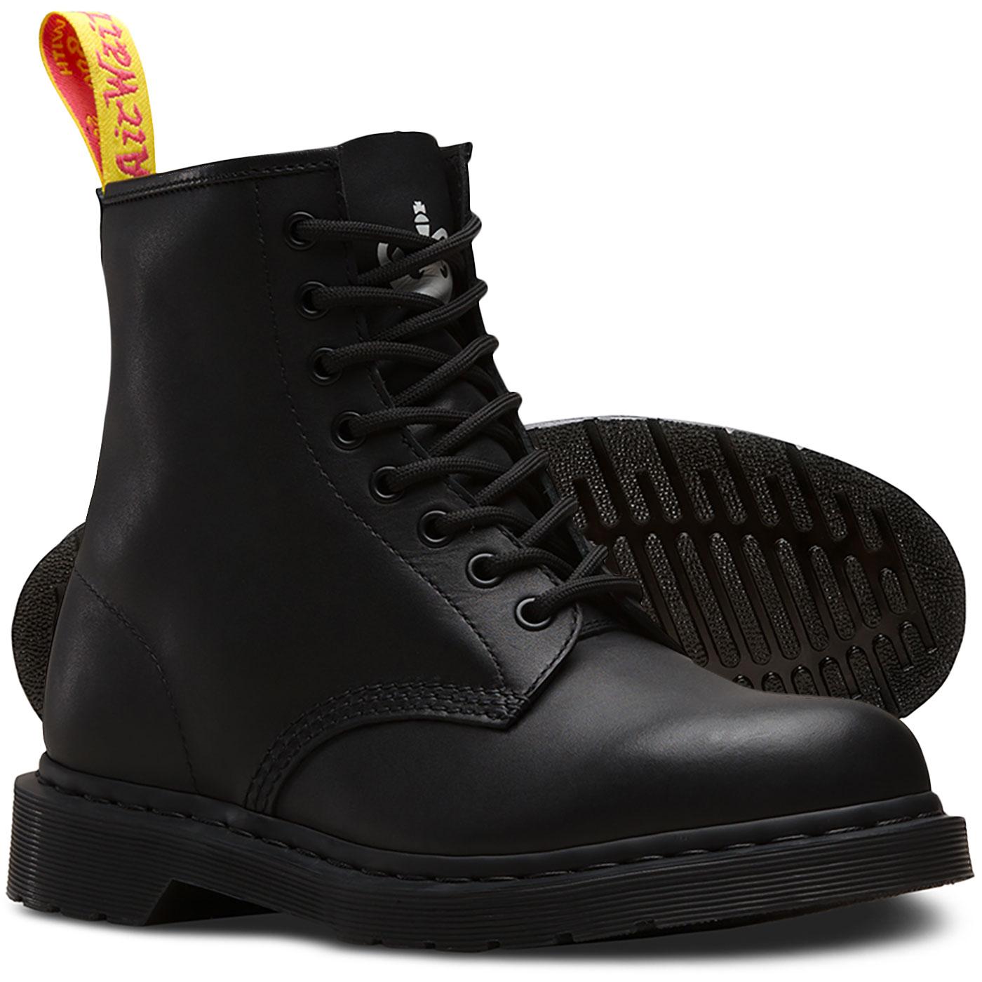 Dr Martens X Sex Pistols 1460 No Future Slogan Boots