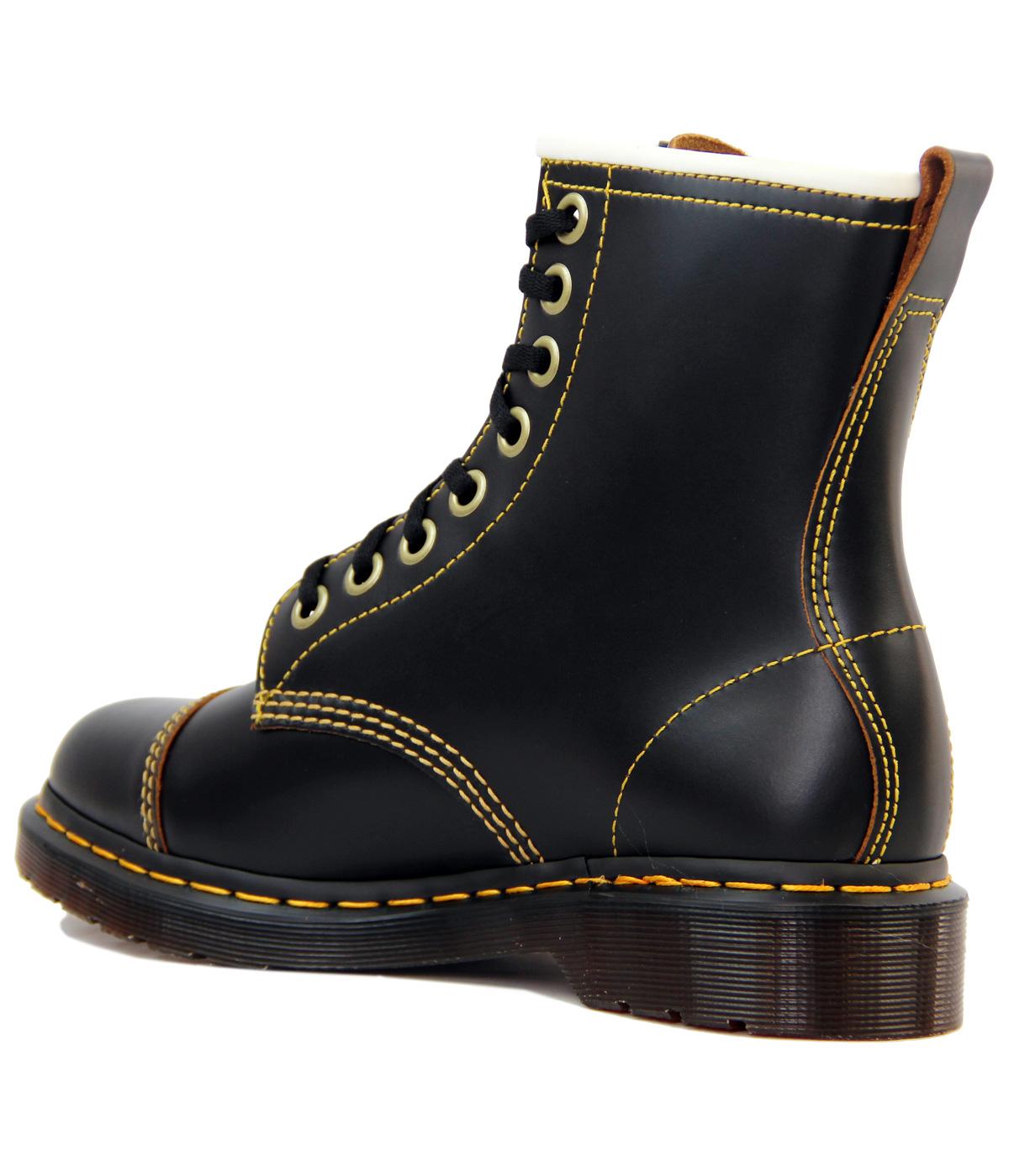 DR MARTENS Archive Philips Capper Mod Leather Boots in Black