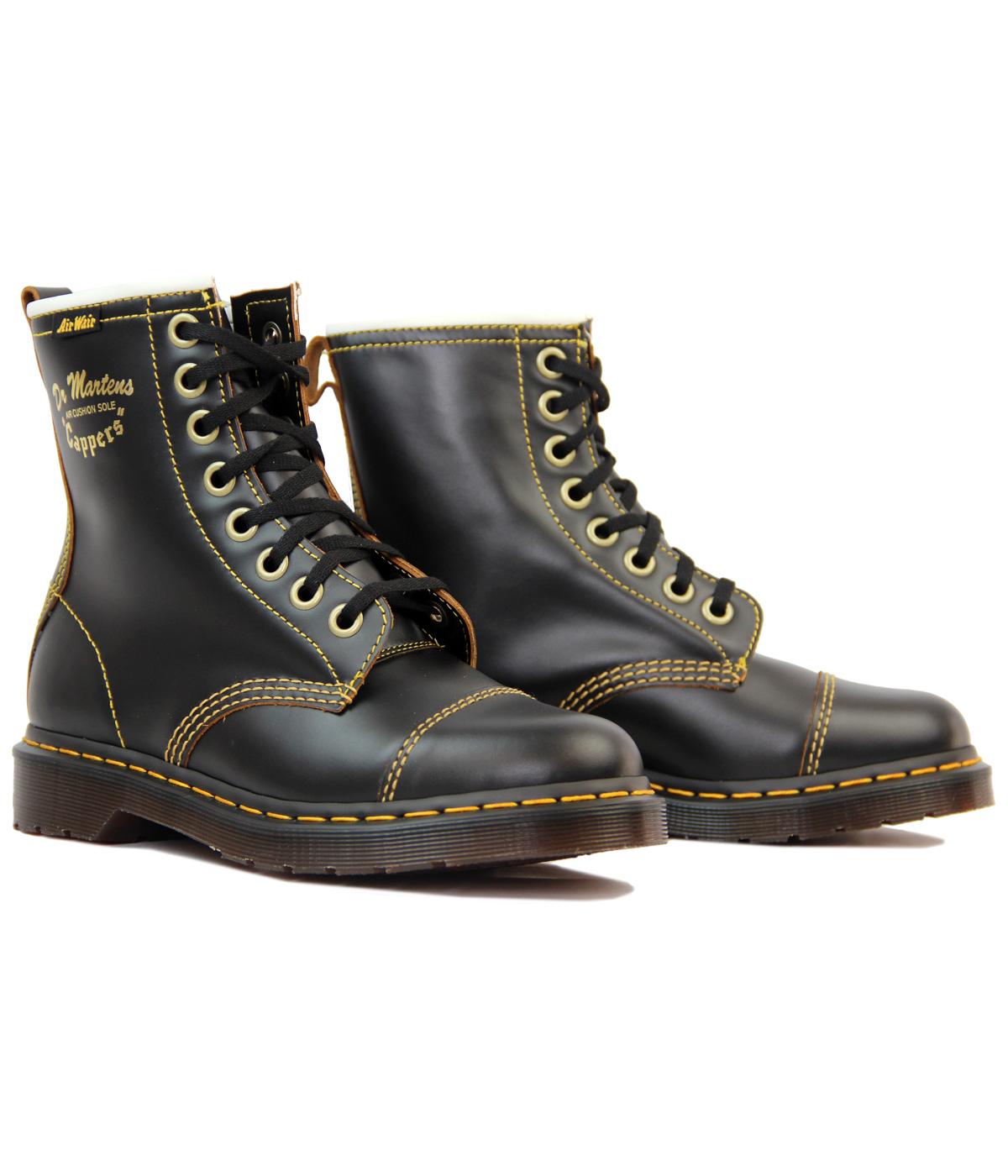 DR MARTENS Archive Philips Capper Mod Leather Boots in Black