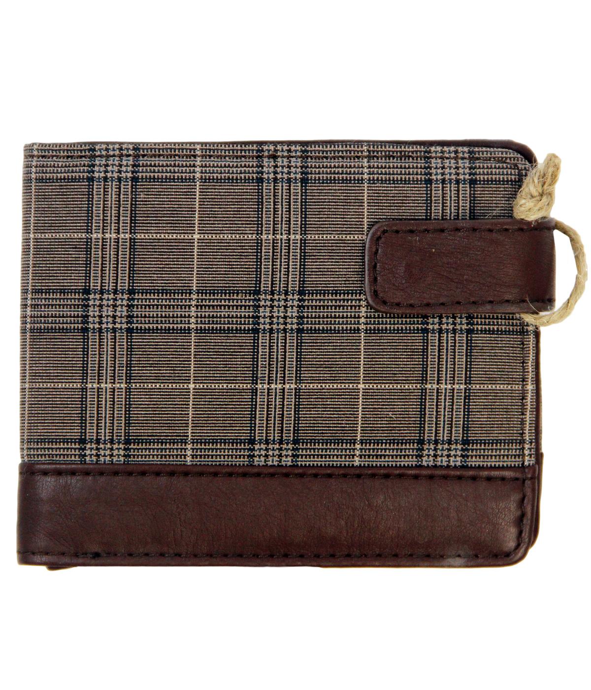 DUNLOP Retro Prince of Wales Check Wallet