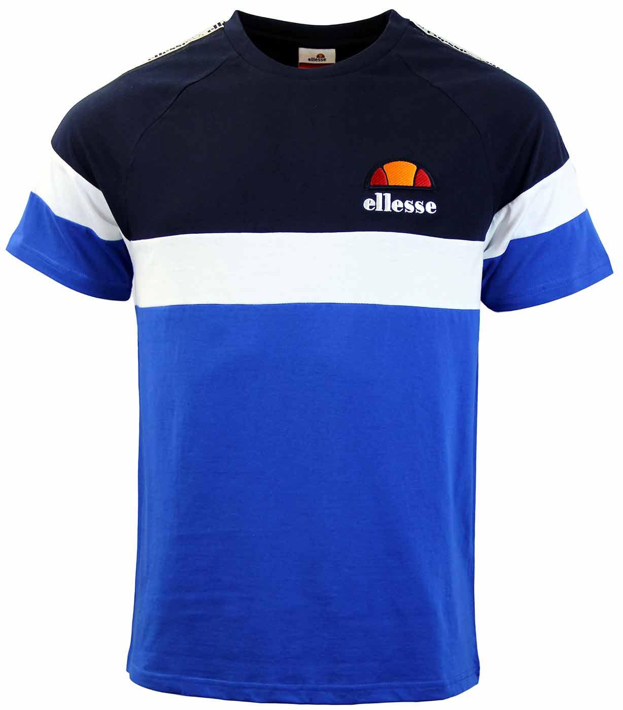 Basso ELLESSE  Retro 70s T-Shirt In Dress Blue 