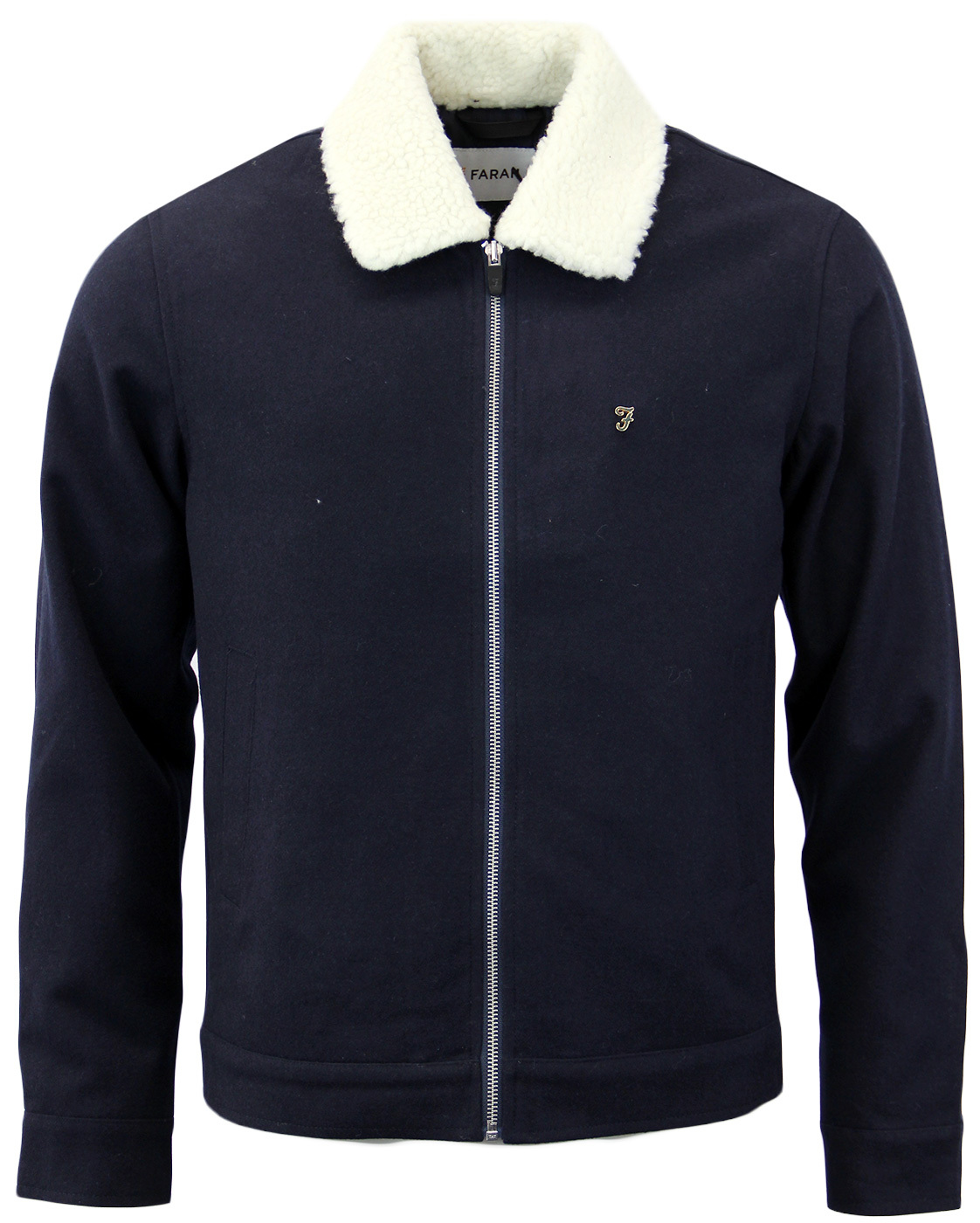 Otley FARAH Retro Mod Shearling Collar Jacket (N)