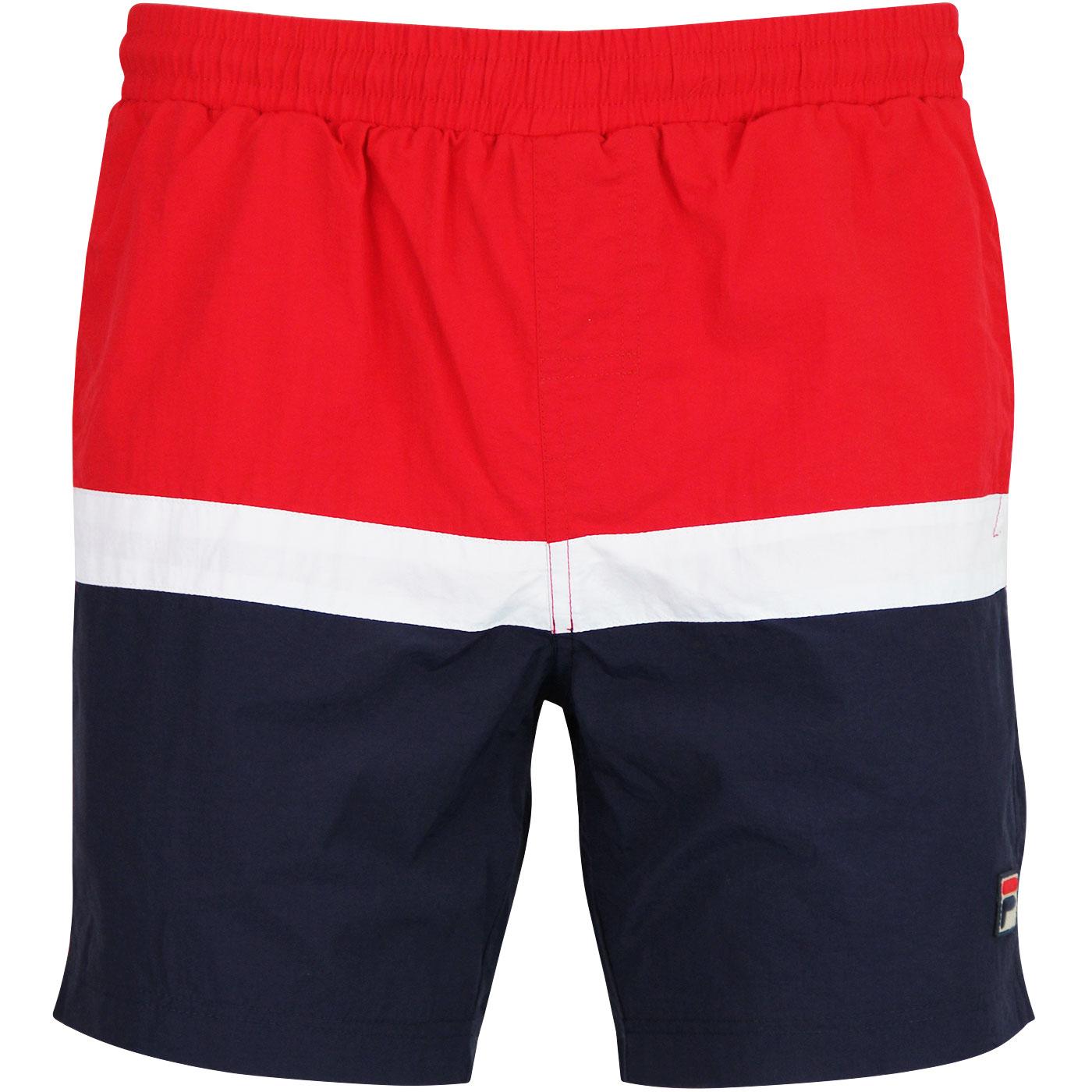 fila colour block swim shorts