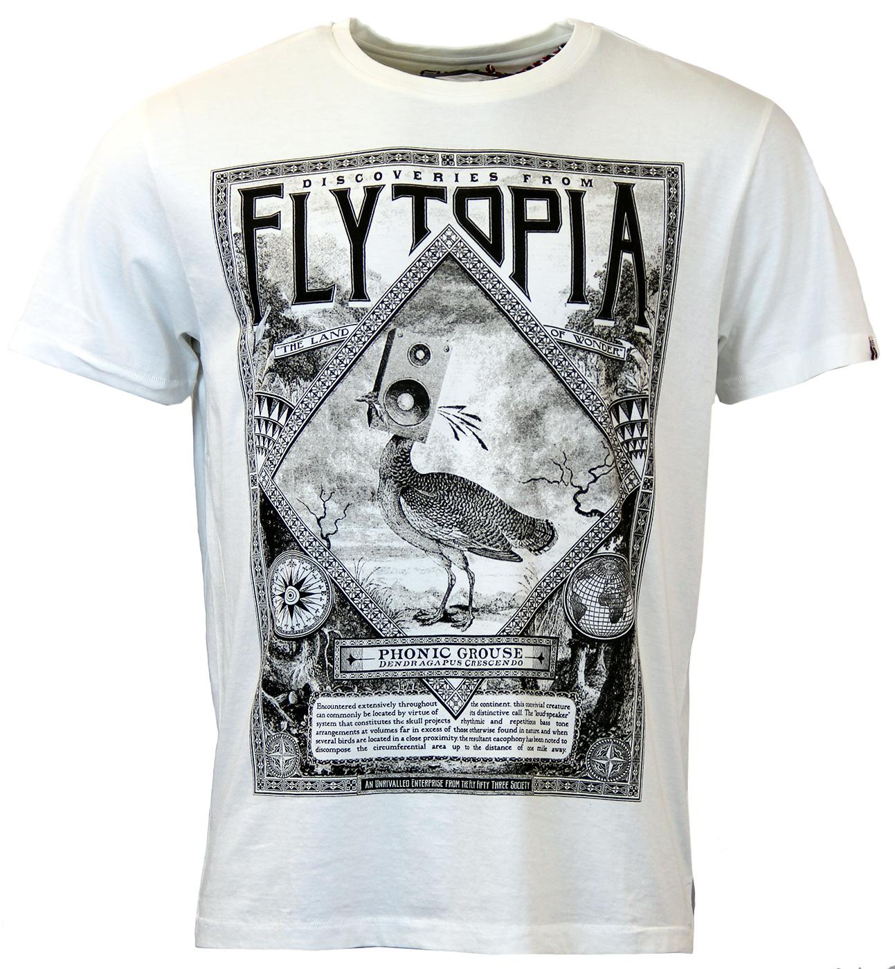 Phonica FLY53 Retro Grouse Info Graphic Poster Tee