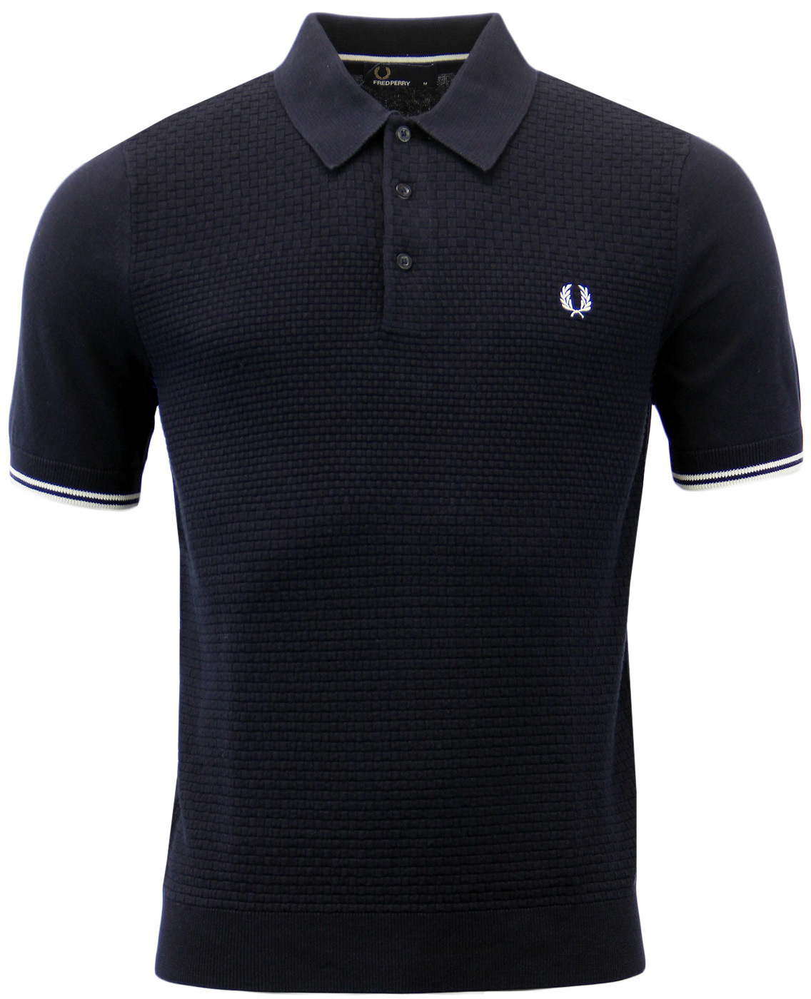FRED PERRY Men's Retro Mod Knitted Polo Shirt