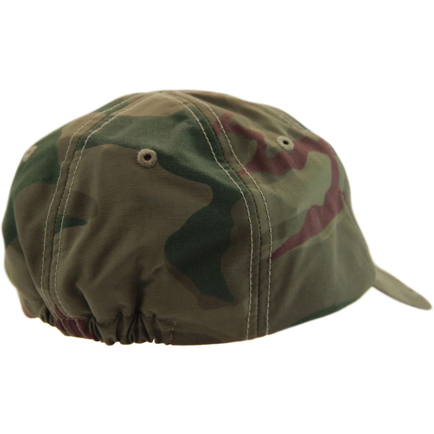 FRED PERRY Arktis Iris Tundra 90s Camouflage Baseball Cap