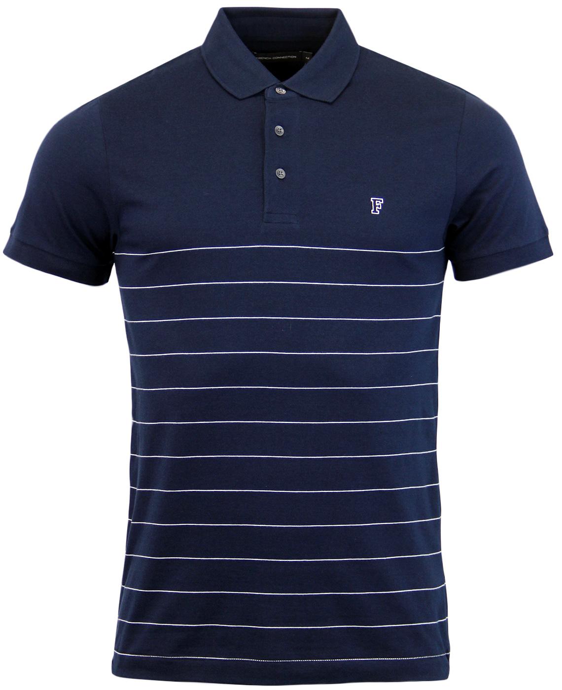 FRENCH CONNECTION Retro Engineered Stripe Polo