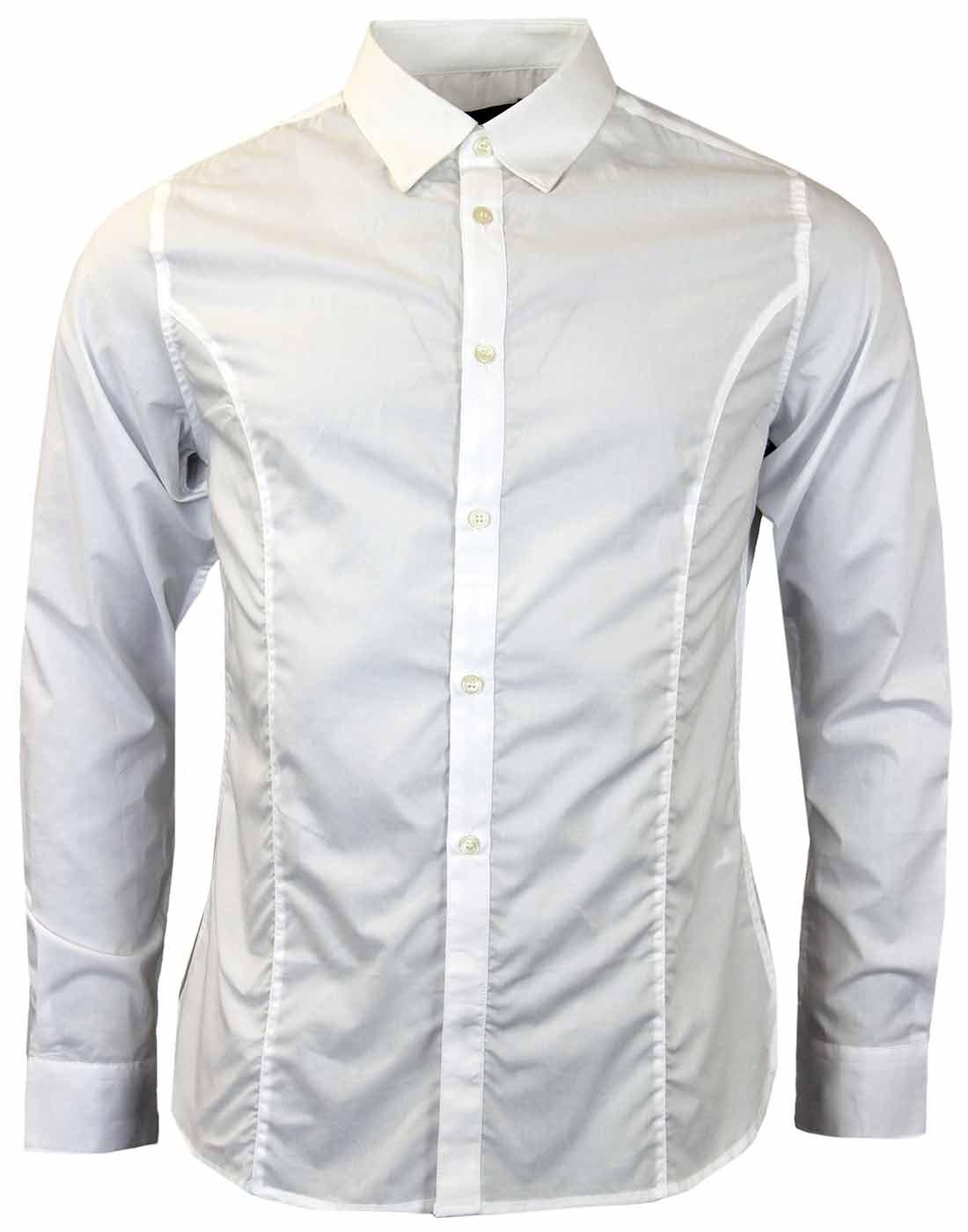 FRENCH CONNECTION Fitted Poplin Point Collar Shirt