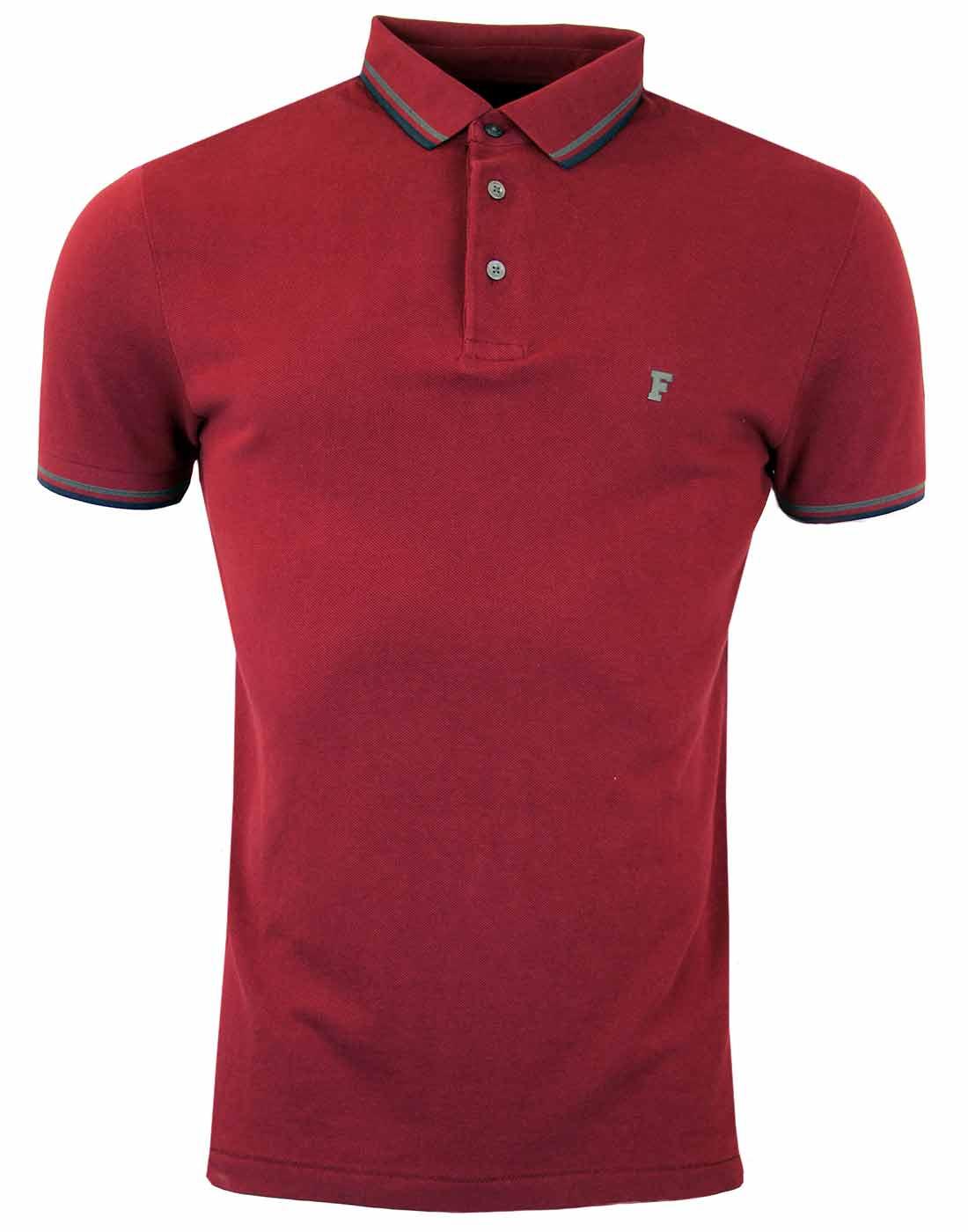 FRENCH CONNECTION Retro Mod Tipped Polo