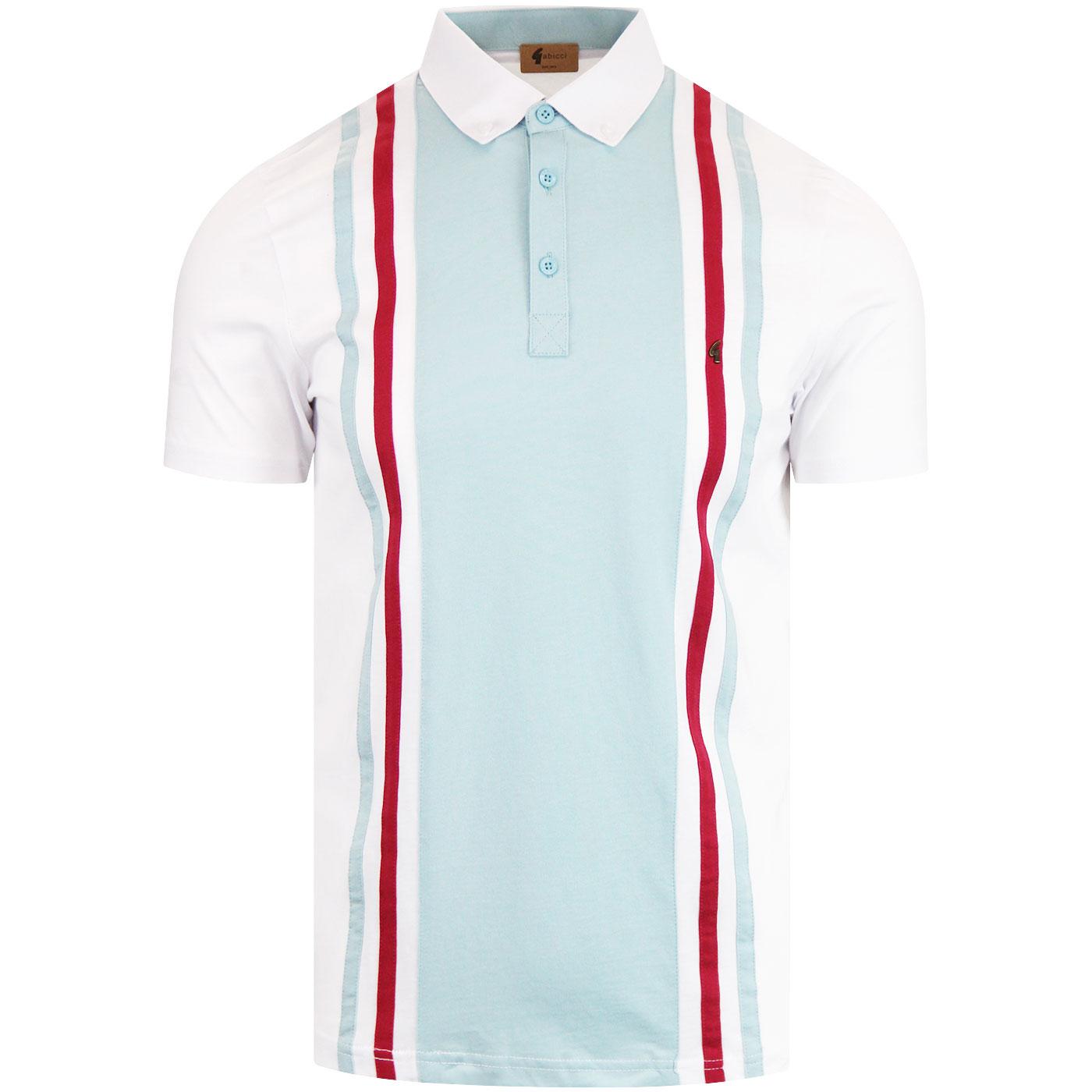 Briar GABICCI VINTAGE Mod Stripe Jersey Polo (W)