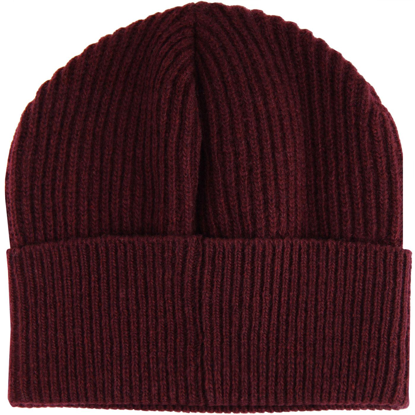 GLOVERALL Retro Knitted Lambswool Fisherman Hat