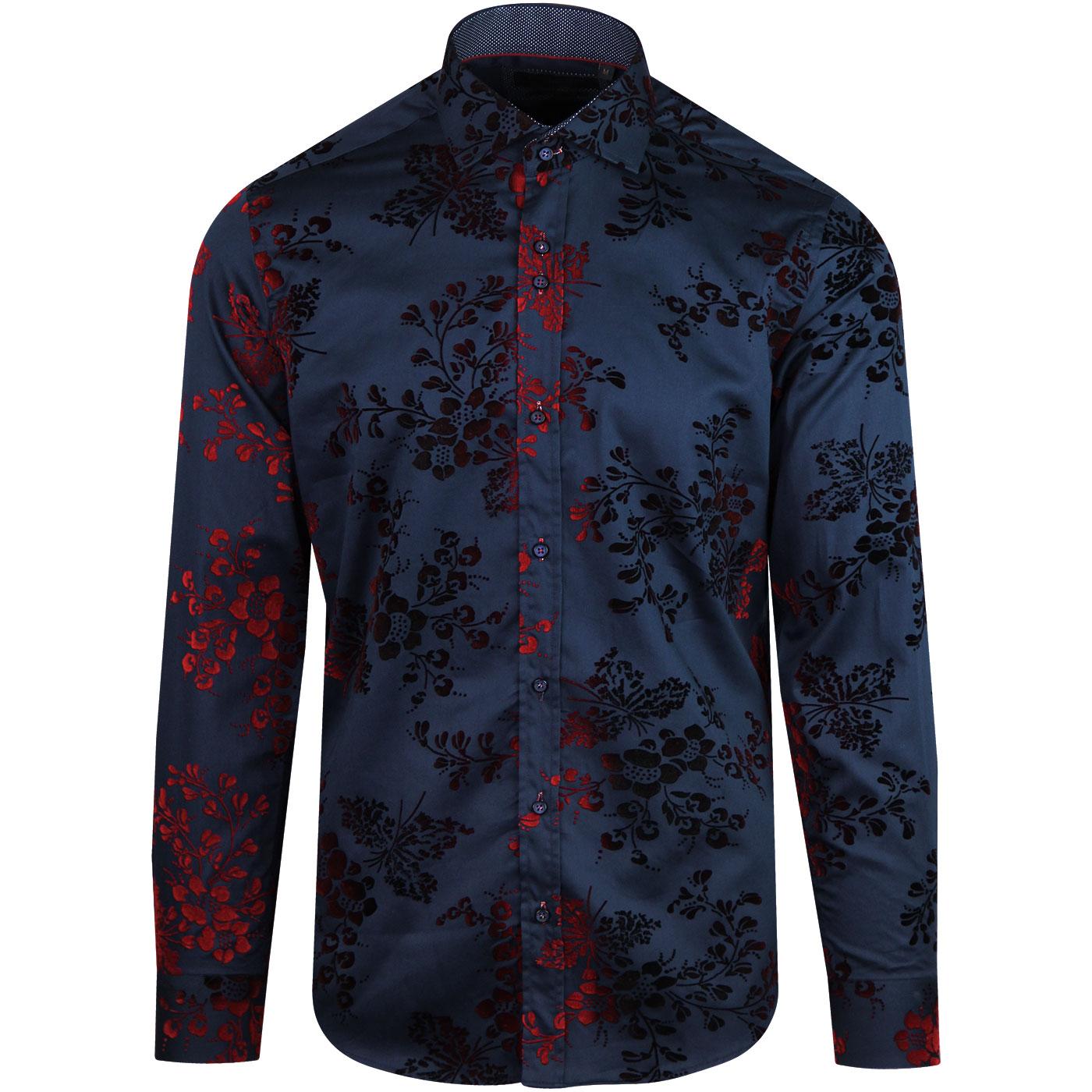 GUIDE LONDON Baroque Gradient Floral Mod Shirt (N)