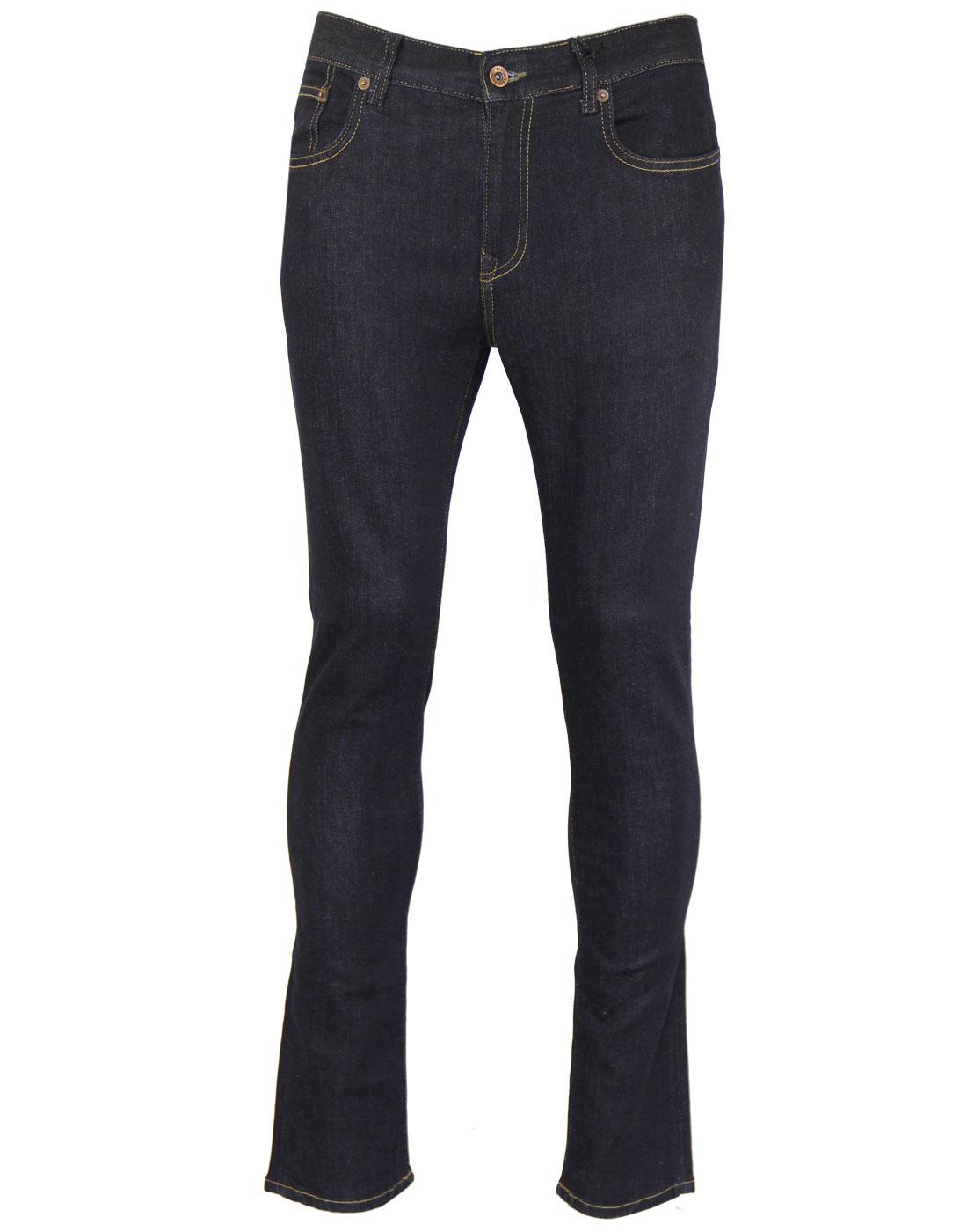 BEN SHERMAN Holborn Retro Mod True Skinny Drainpipe Jeans Indigo