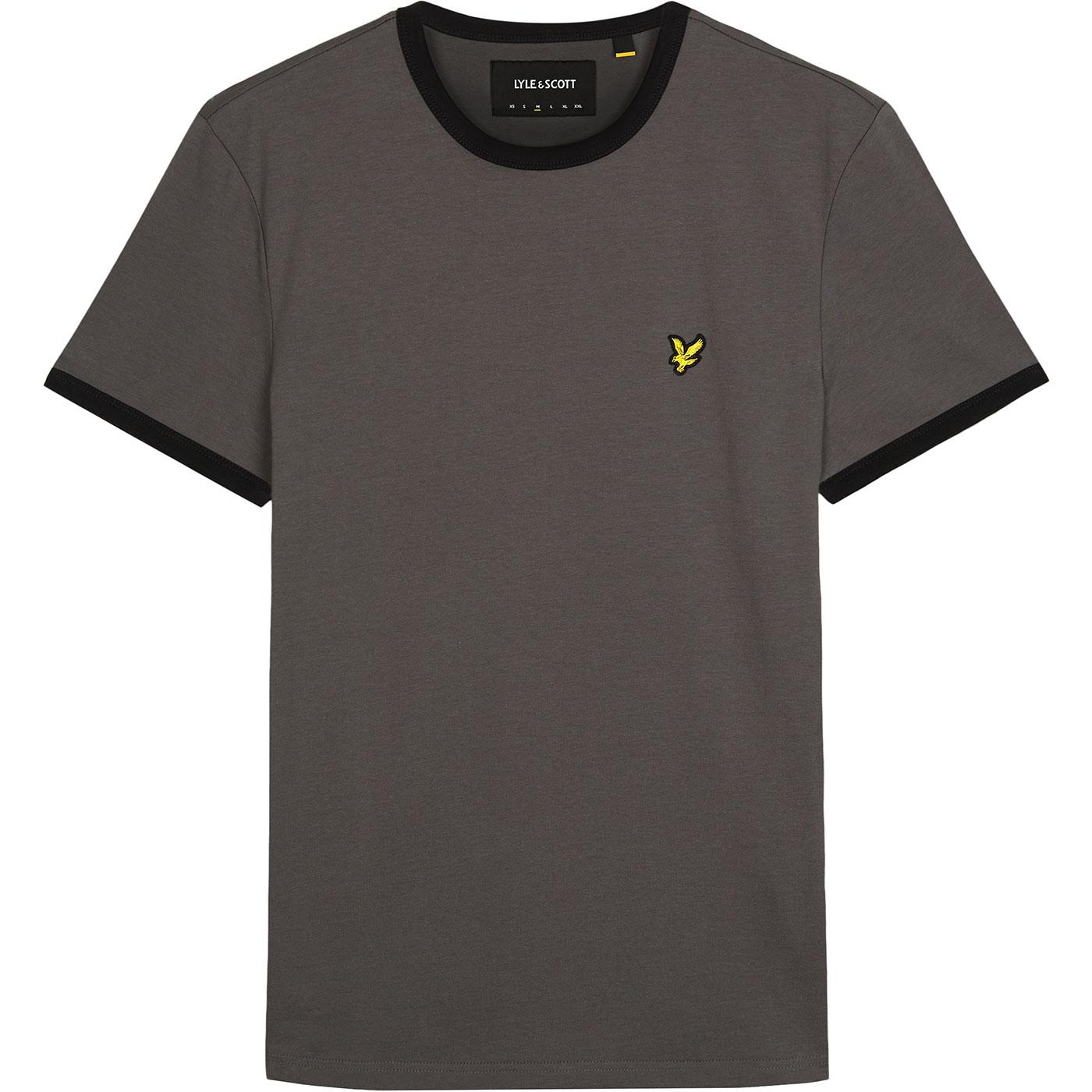LYLE & SCOTT Retro Ringer T-Shirt (Urban Grey)