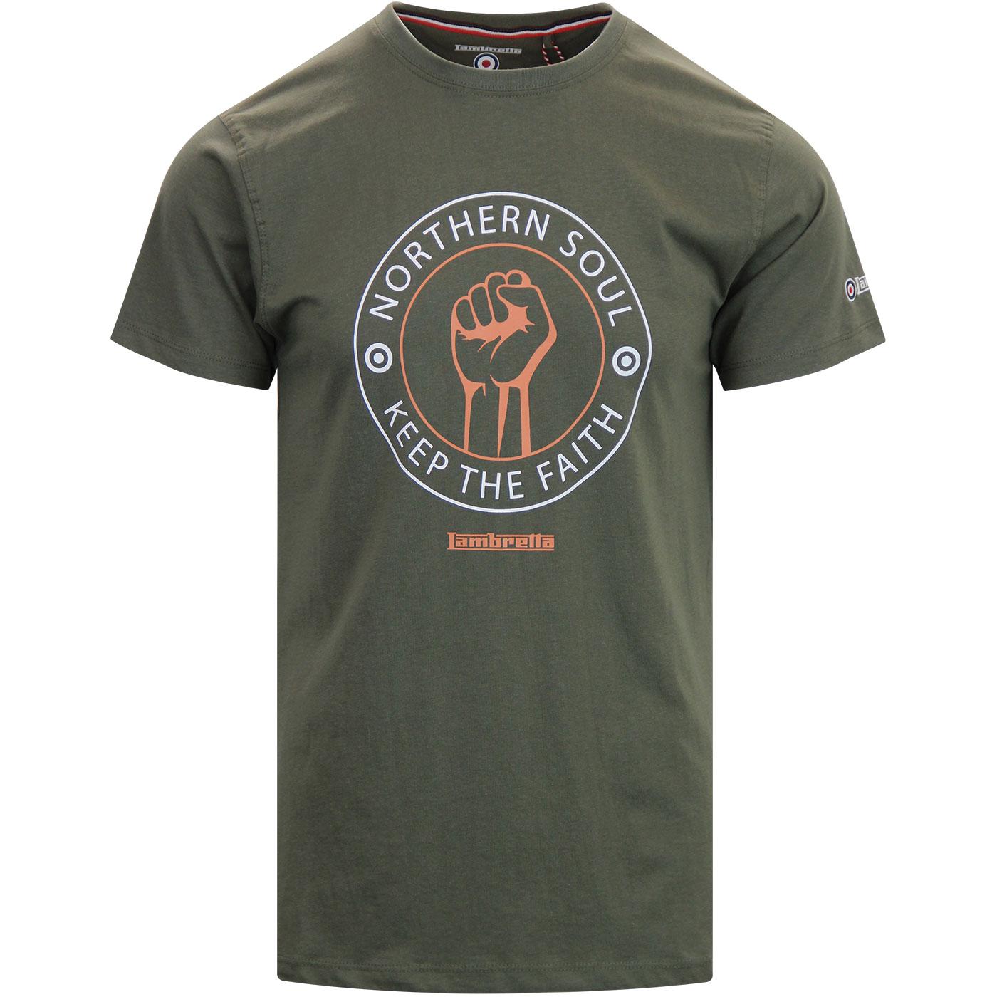 LAMBRETTA 'Keep The Faith' Northern Soul T-Shirt