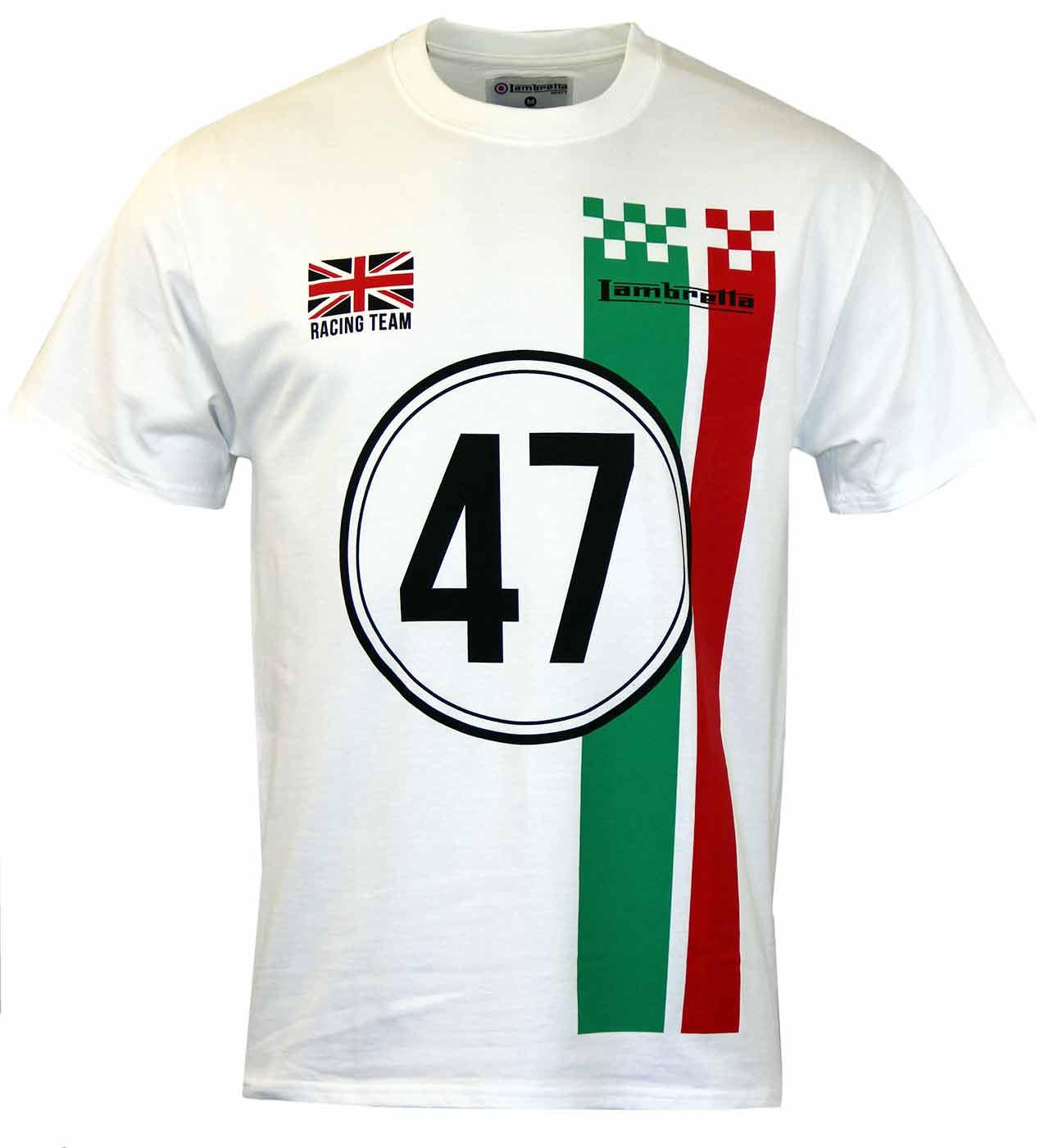 LAMBRETTA Racing Team Retro Mod T-Shirt