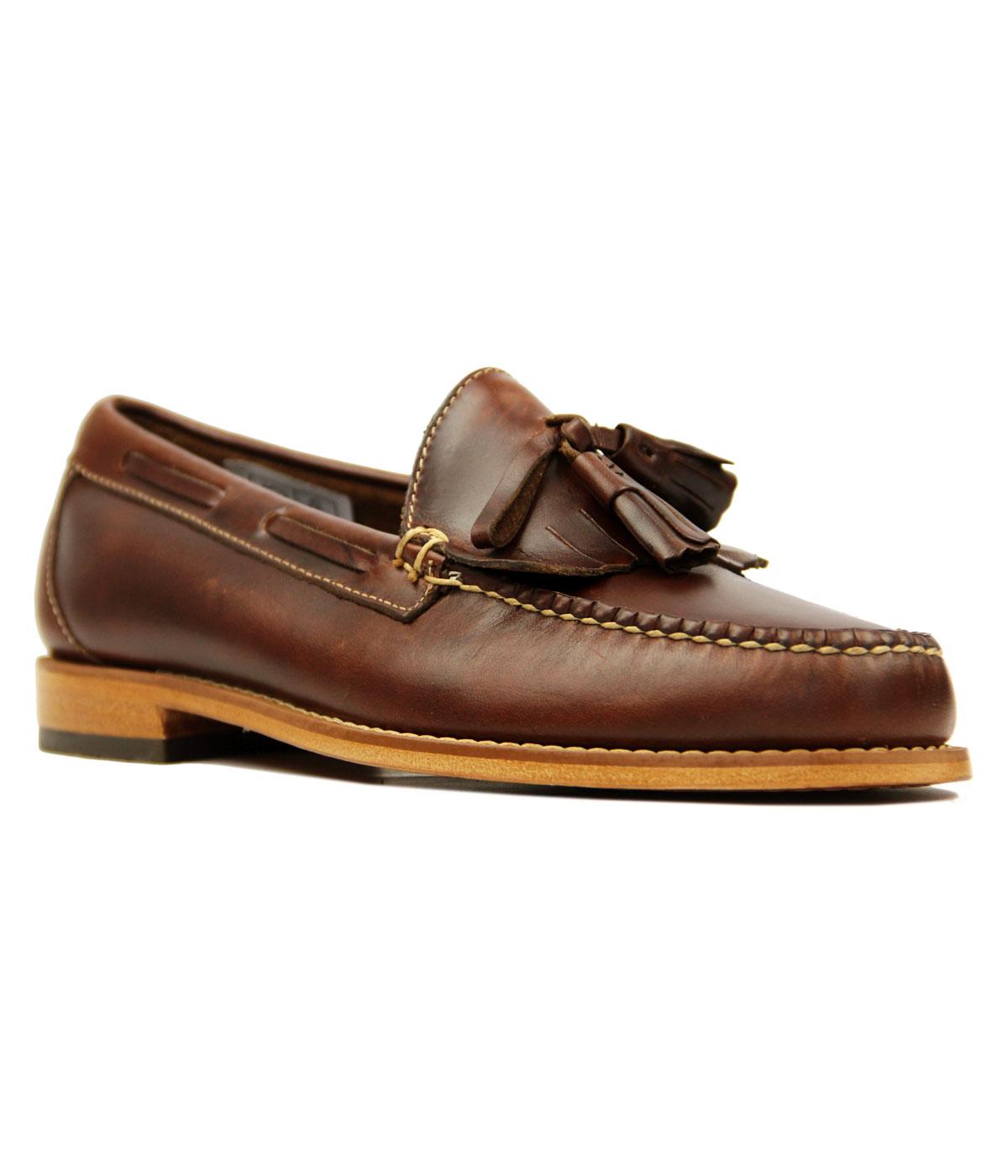 Layton Pull Up BASS WEEJUNS Tassel Fringe Loafers