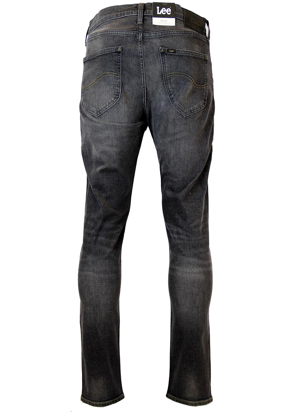 LEE Arvin Retro 70s Mod Grey Worn Denim Regular Tapered Jeans
