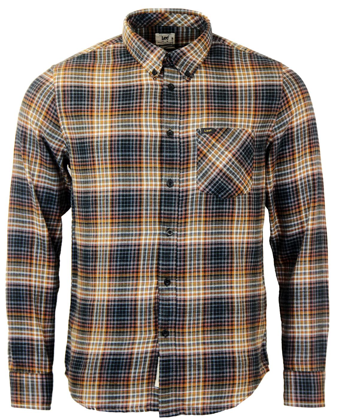 LEE JEANS Retro Mod Check Brushed Cotton Shirt