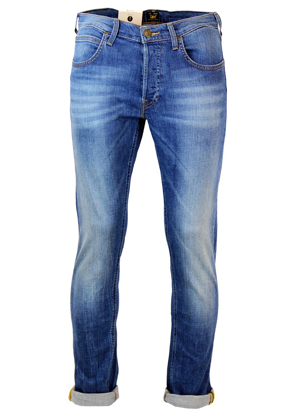 Daren LEE Retro Mod Regular Slim Denim Jeans (AB)