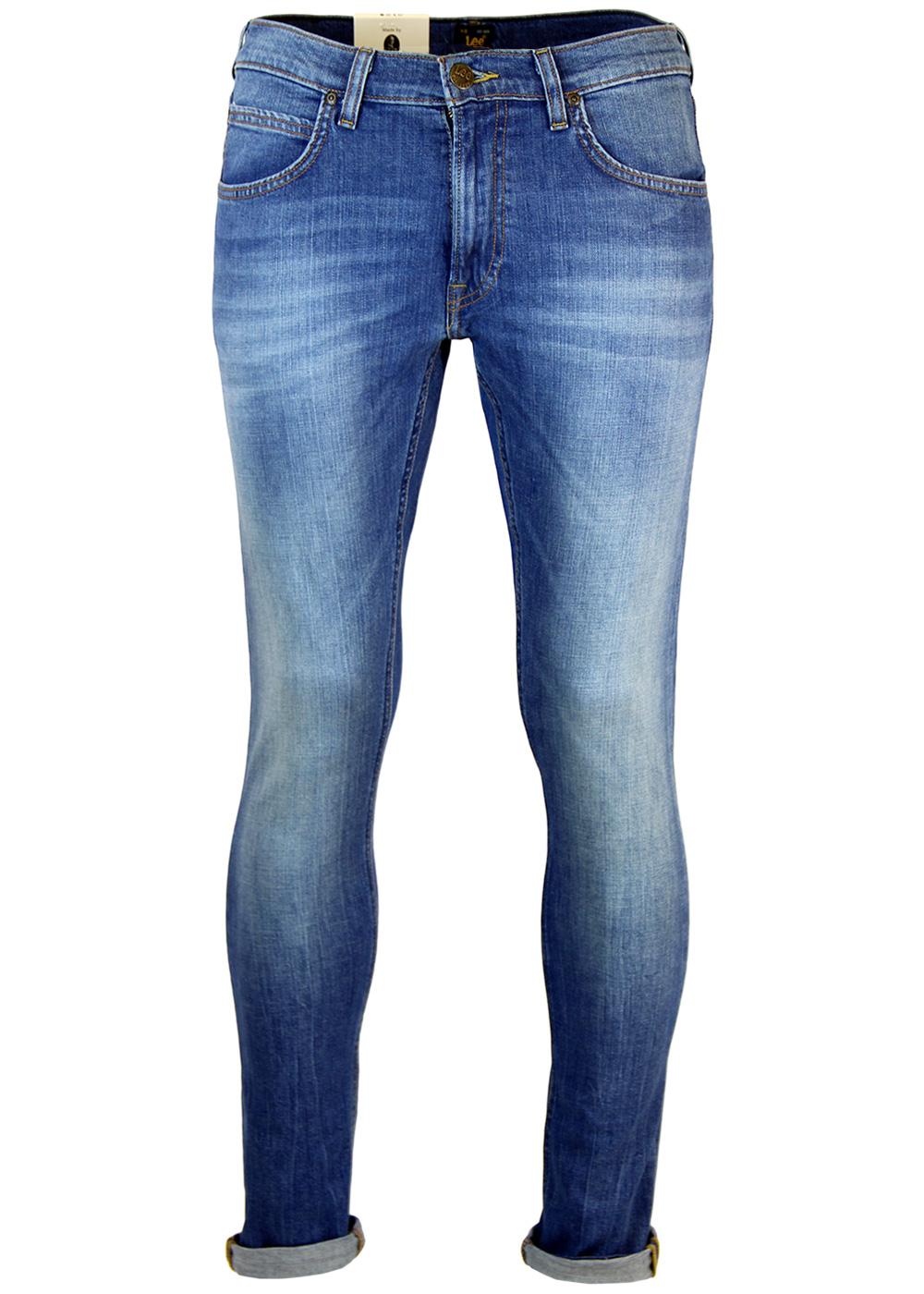 Luke LEE Slim Tapered Authentic Blue Denim Jeans 