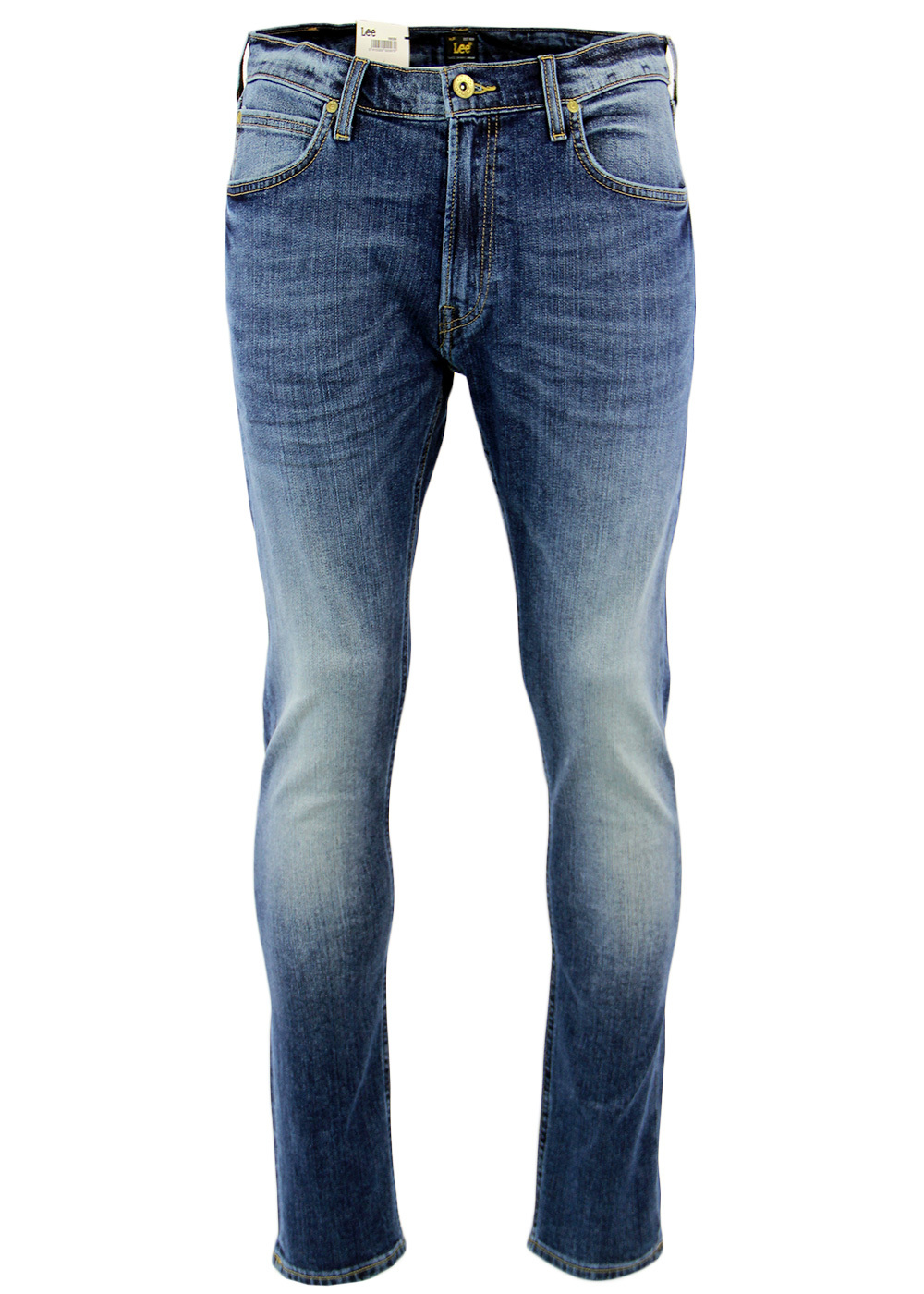 LEE Luke Retro Indie Mod Slim Tapered Denim Jeans in Blue