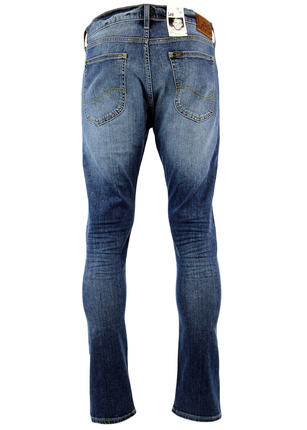 LEE Luke Retro Indie Mod Slim Tapered Denim Jeans in Blue