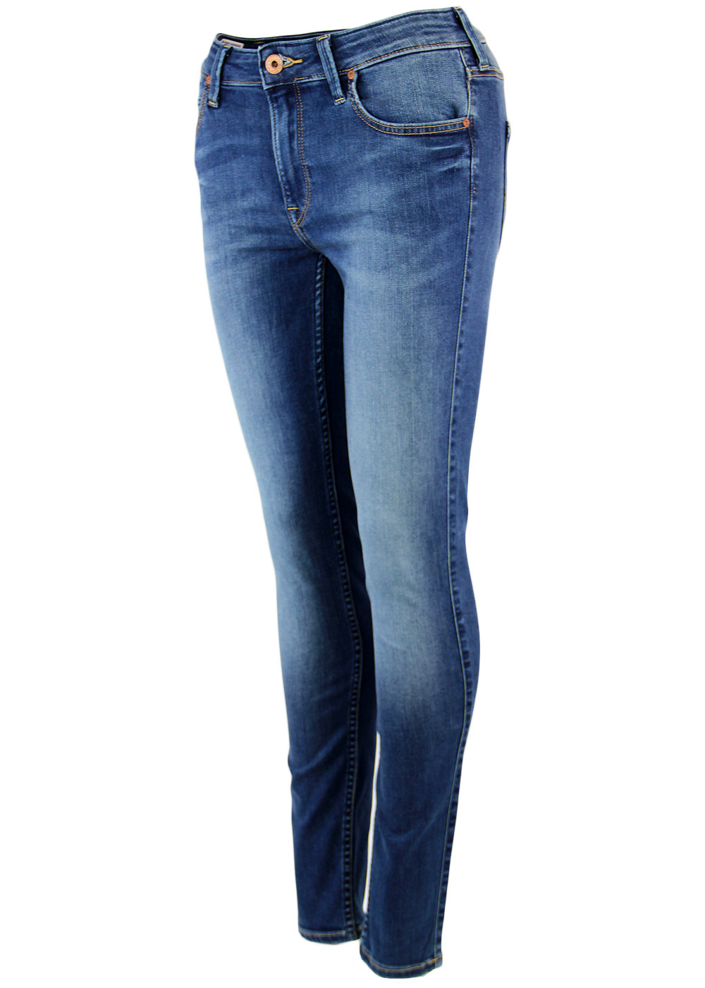 LEE Jodee Retro Mod Super Skinny Denim Jeans in Blue Lagoon