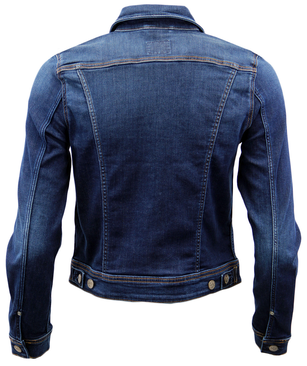 LEE Rider Retro 60s Mod Womens Slim Fit Denim Jacket in Night Sky