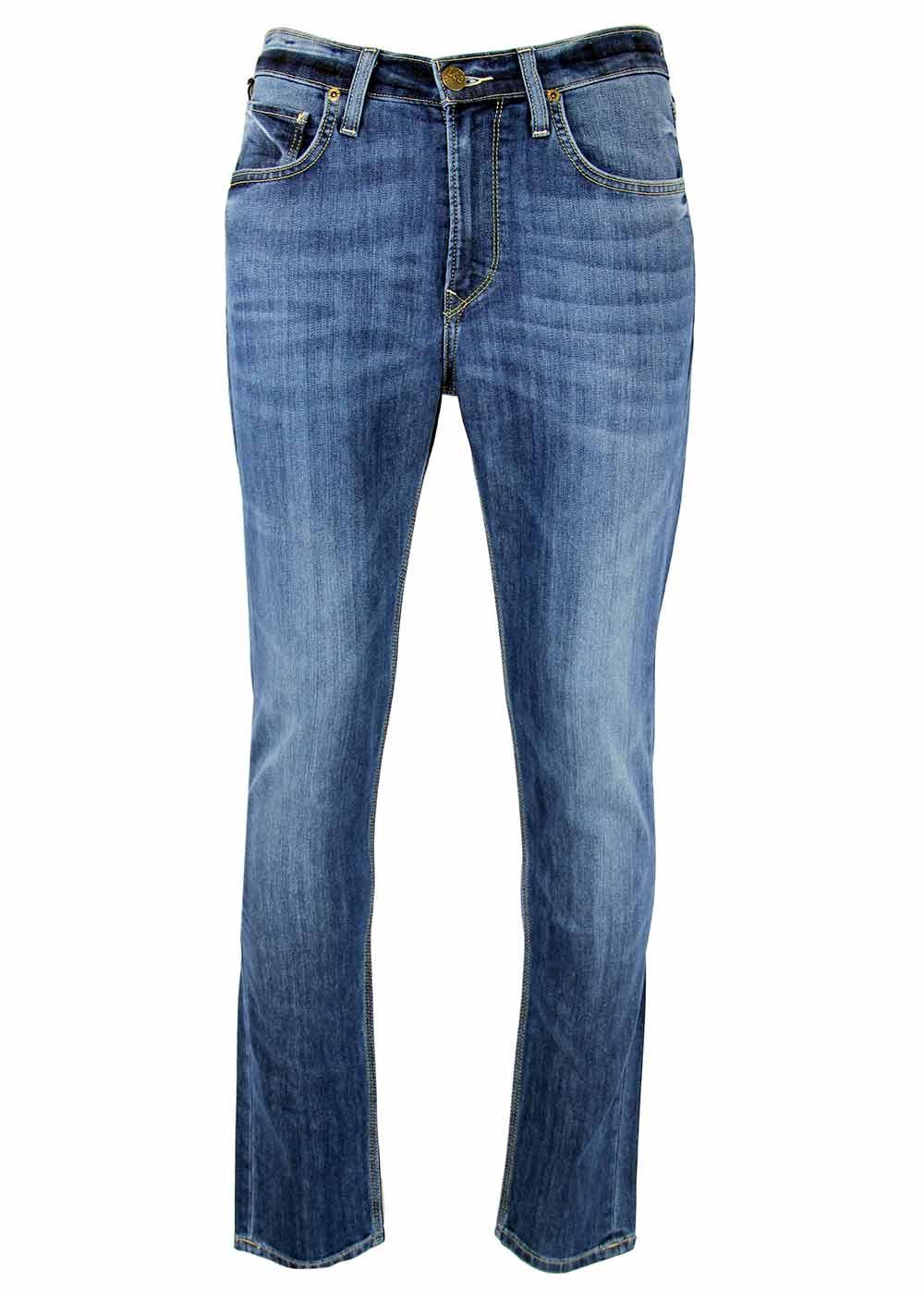 Arvin LEE Retro Mod Regular Tapered Denim Jeans BL