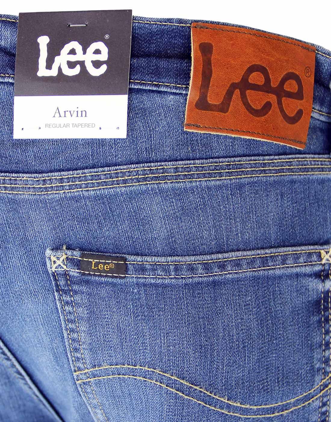LEE Arvin Retro 70s Mod Handscraped Denim Regular Tapered Jeans