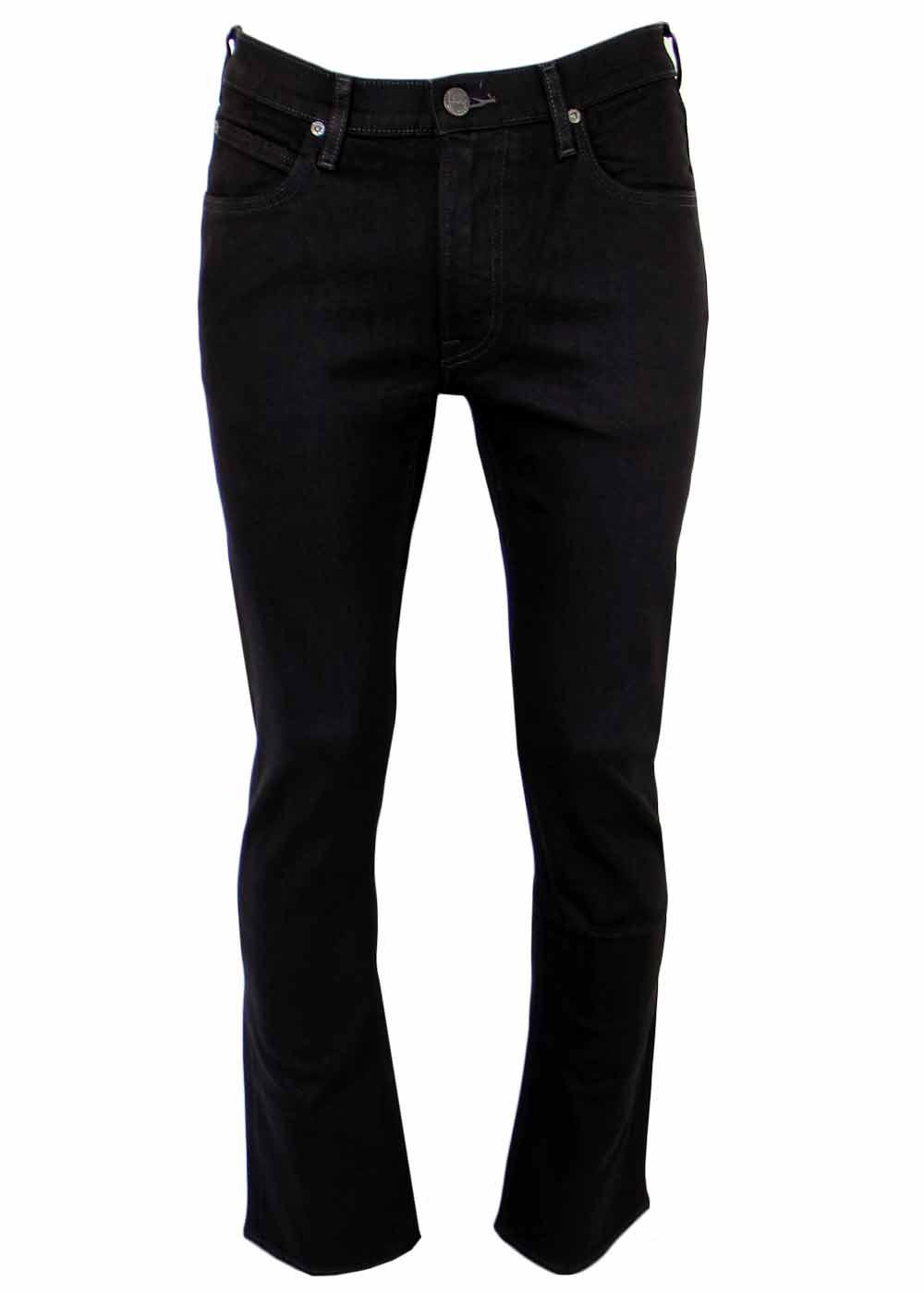 Trenton LEE Retro Mod Slim Bootcut Jeans (BLACK)